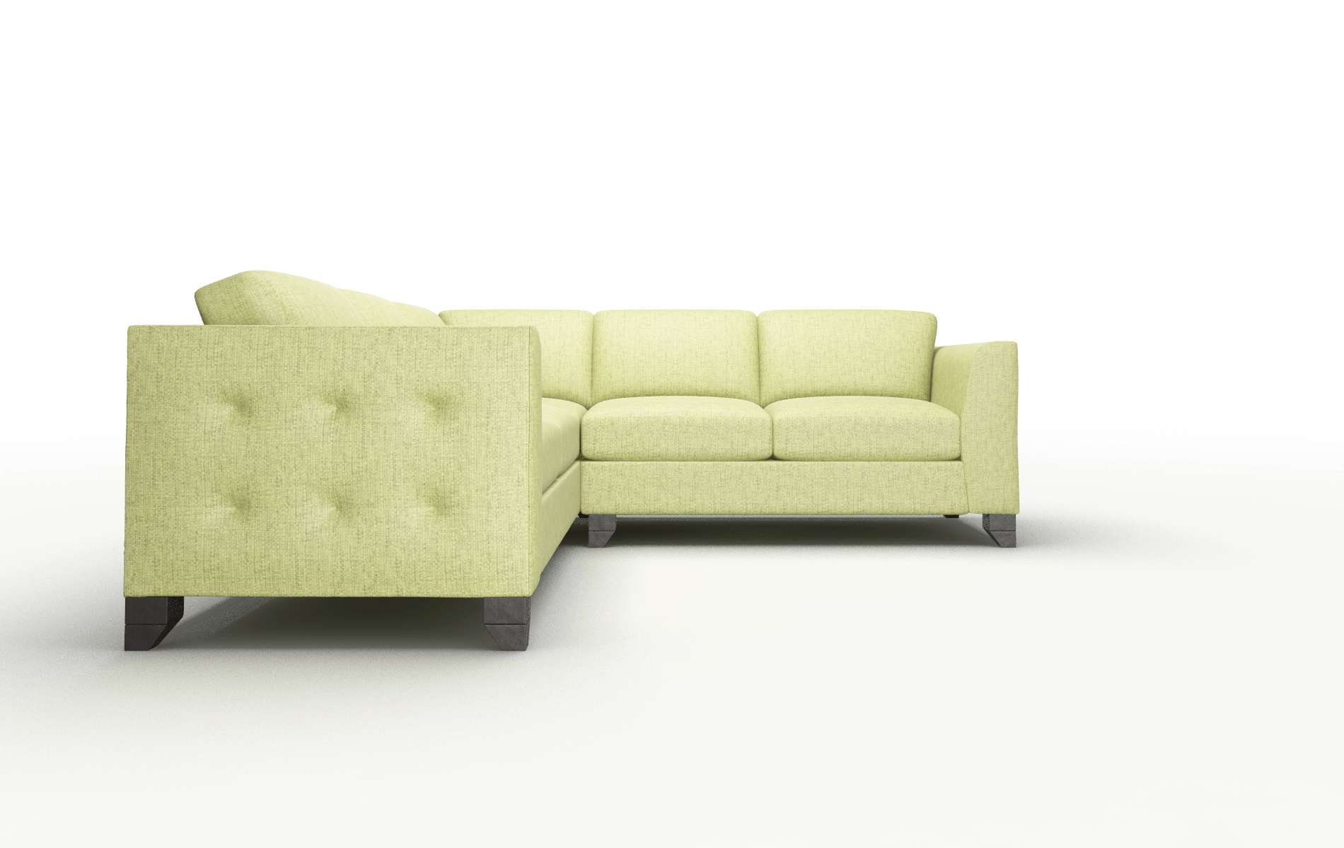 Paris Notion Appletini Sectional espresso legs 2
