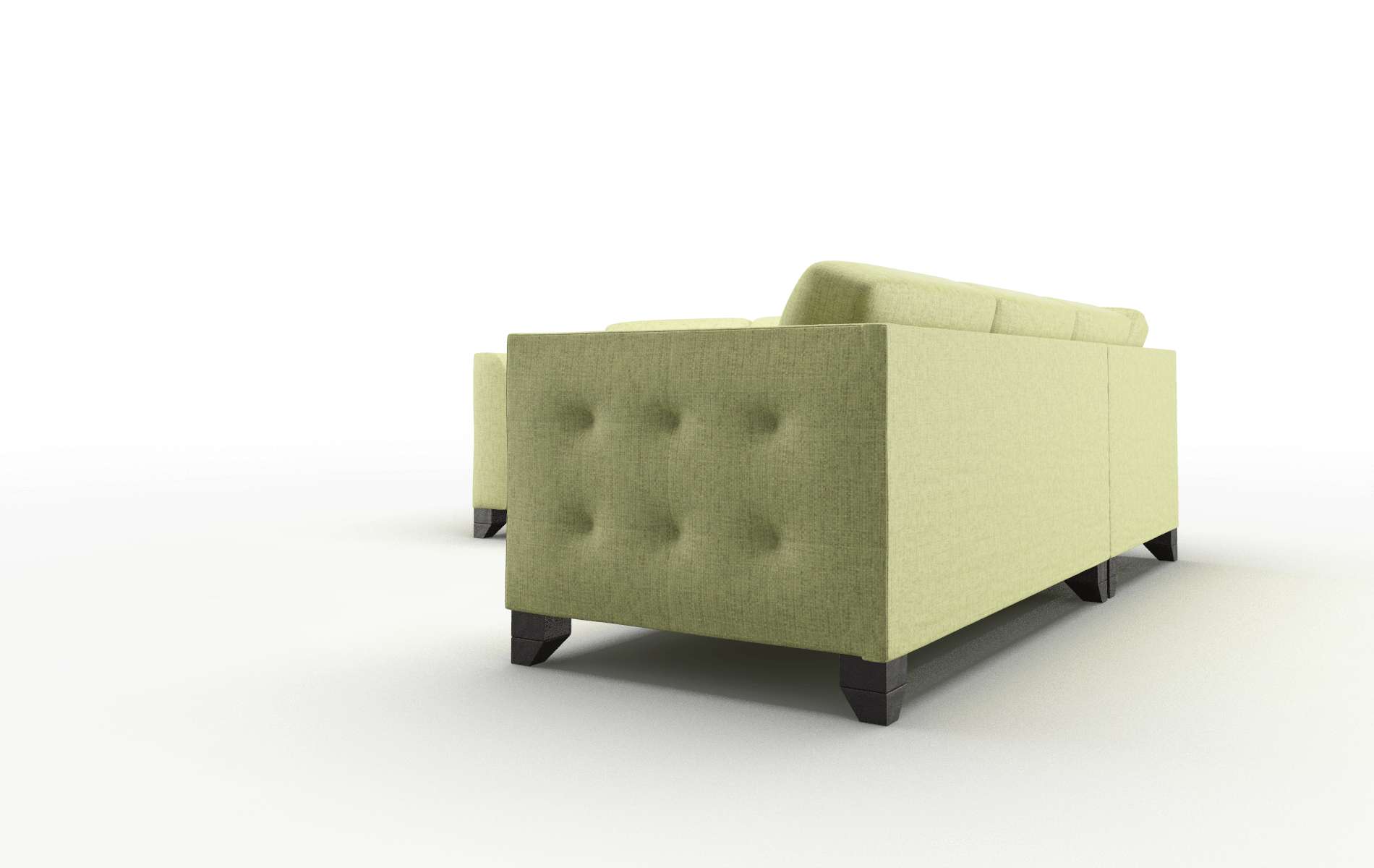 Paris Notion Appletini Sectional espresso legs 4