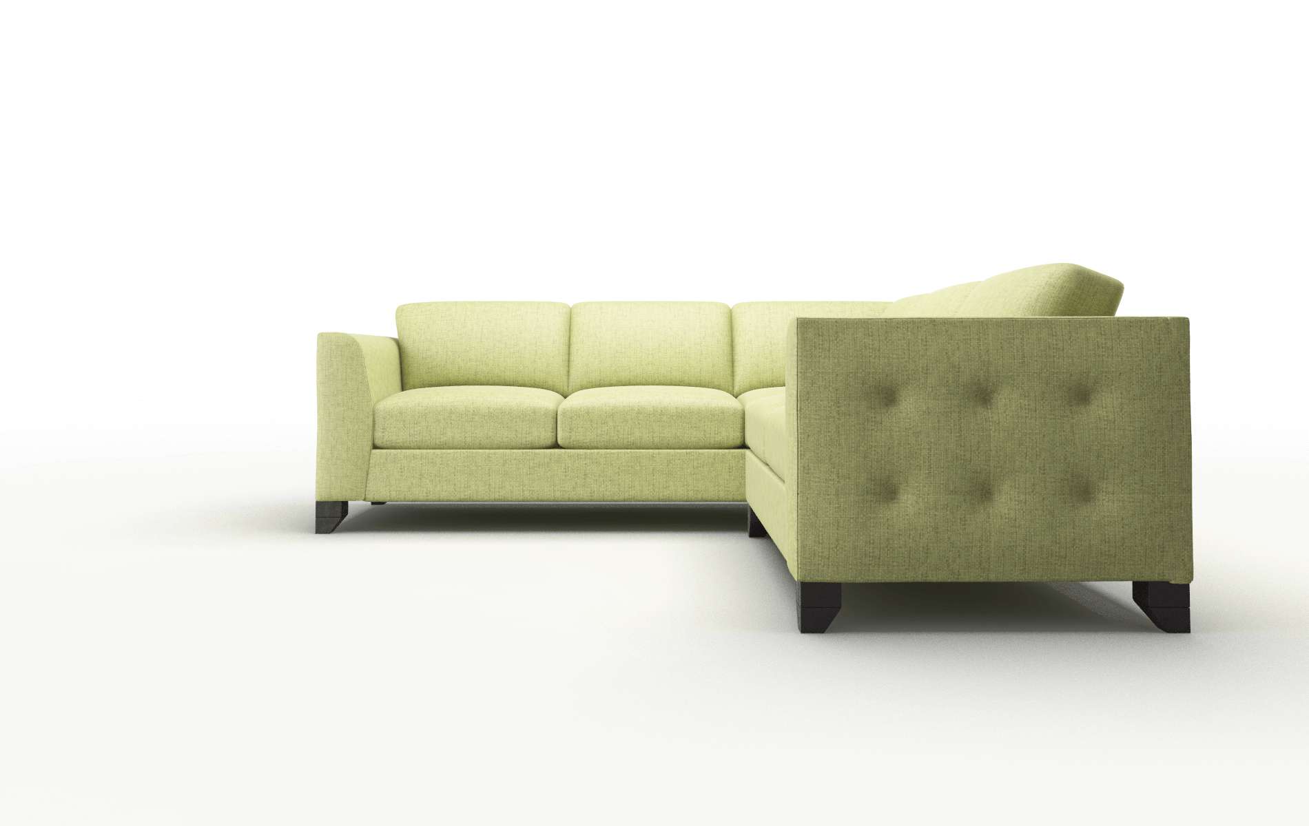 Paris Notion Appletini Sectional espresso legs 5