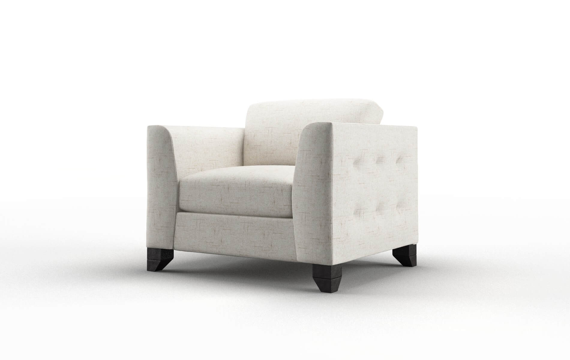 Paris Oceanside Natural Chair espresso legs 4