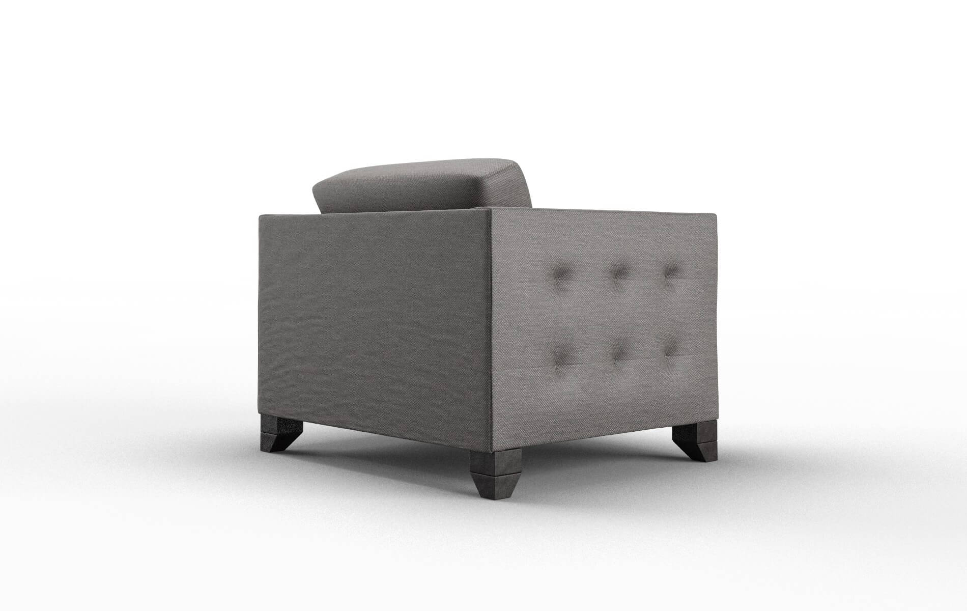 Paris Oscar Charcoal Chair espresso legs 5