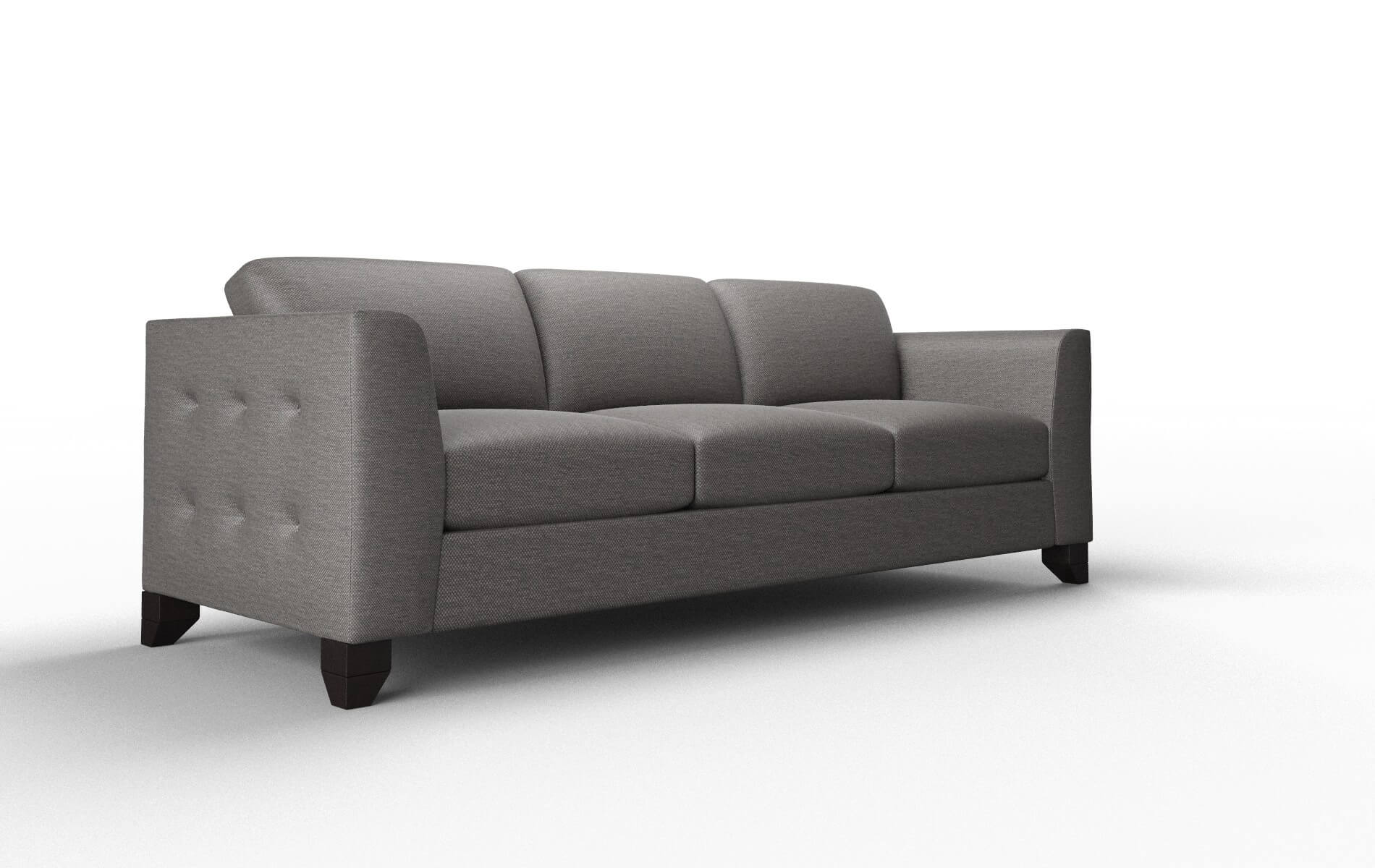 Paris Oscar Charcoal Sofa espresso legs 2