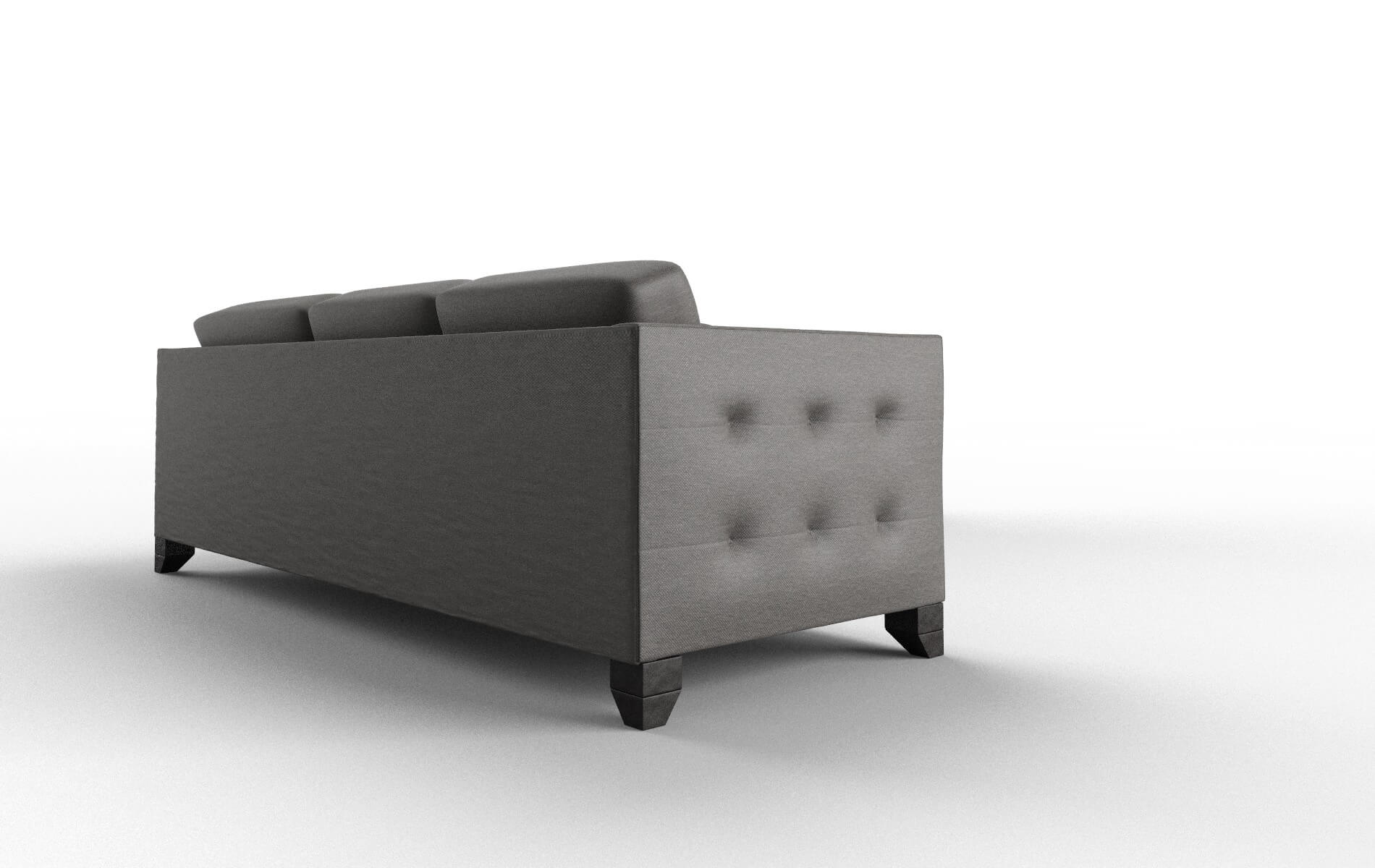 Paris Oscar Grey Sectional espresso legs 3