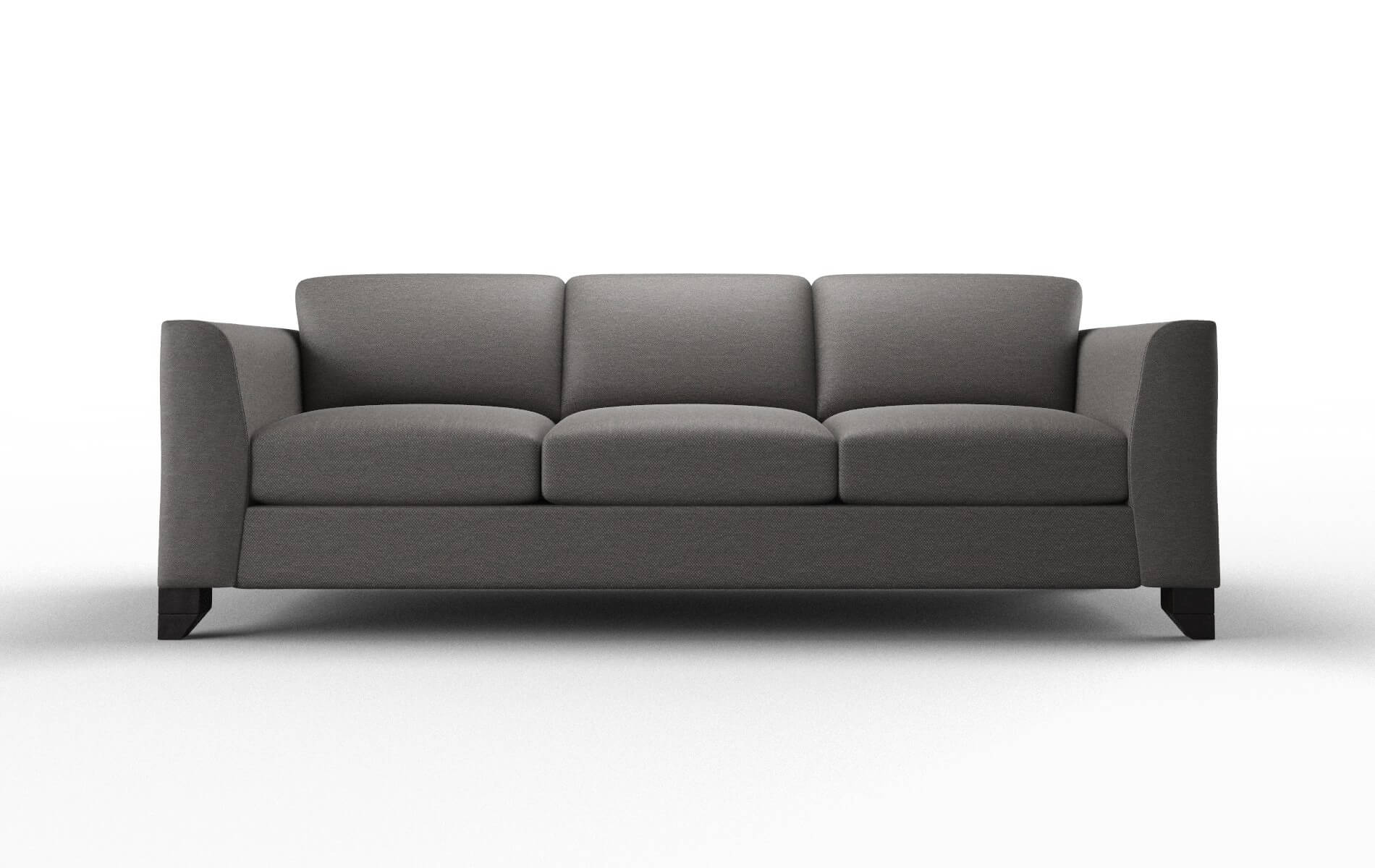 Paris Oscar Grey Sofa espresso legs 1