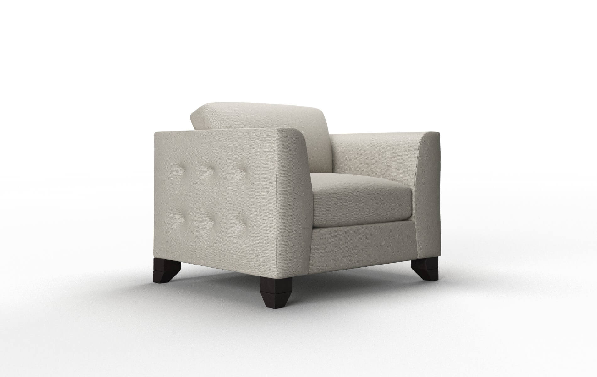 Paris Oscar Silver Chair espresso legs 2