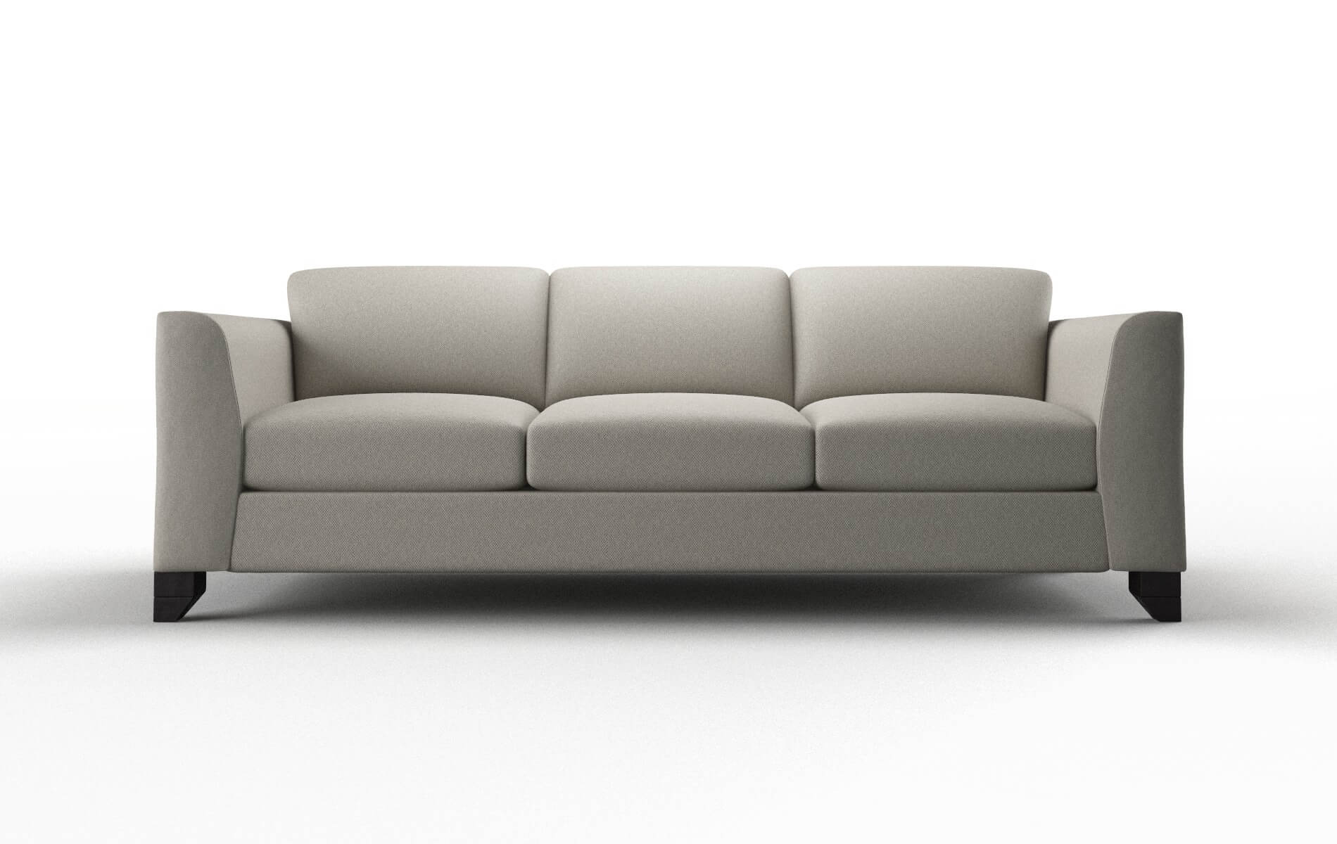 Paris Oscar Silver Sofa espresso legs 1