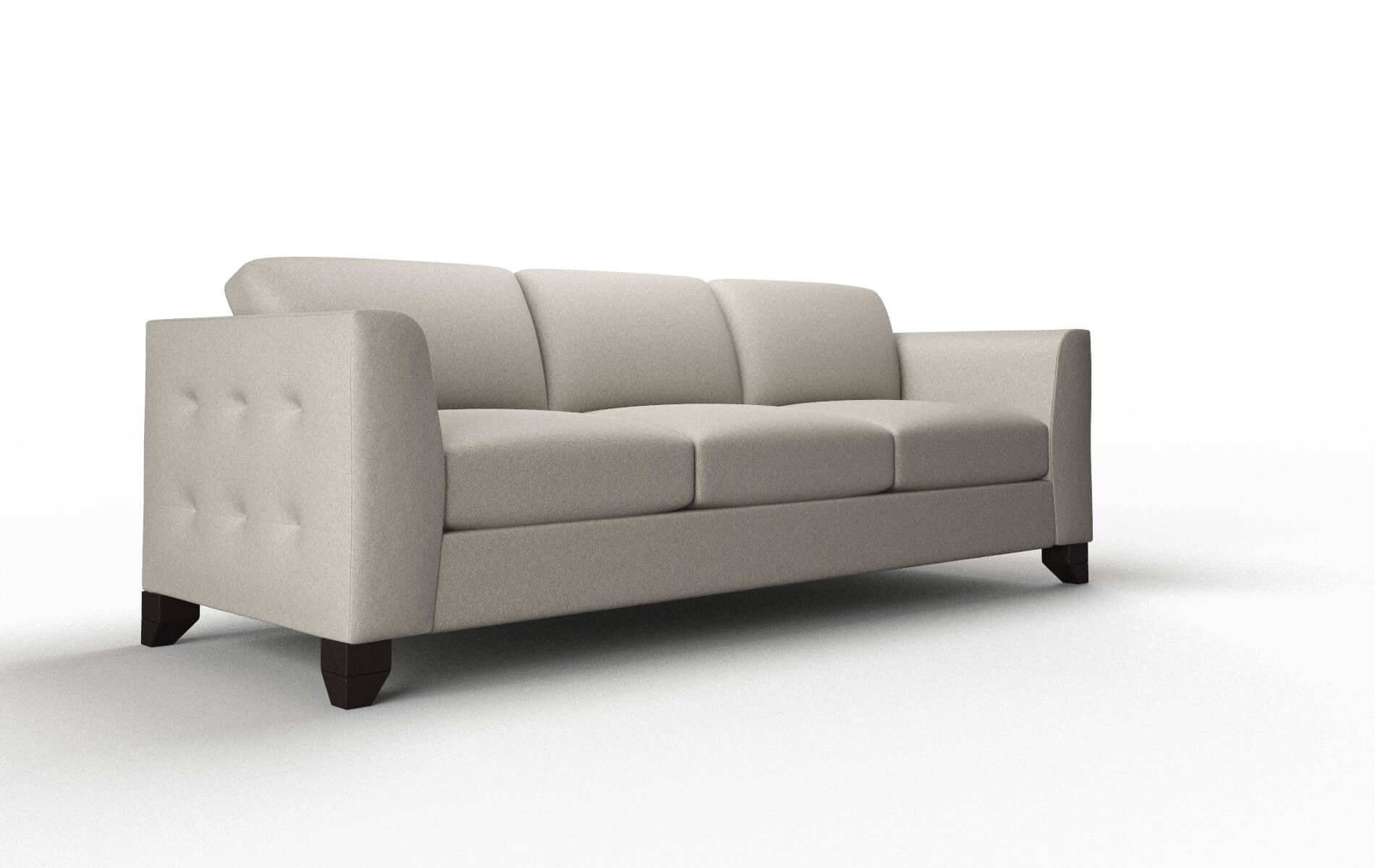 Paris Oscar Silver Sofa espresso legs 2