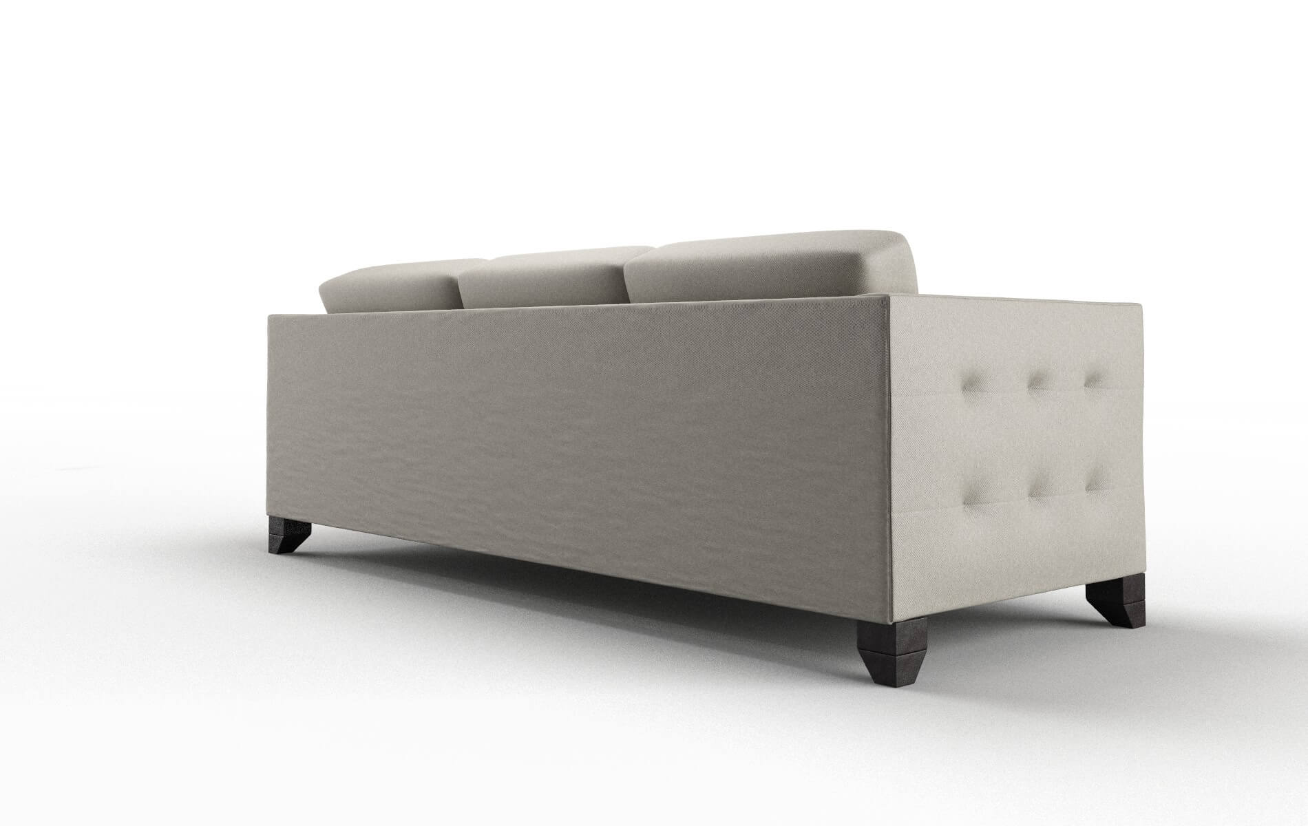 Paris Oscar Silver Sofa espresso legs 5