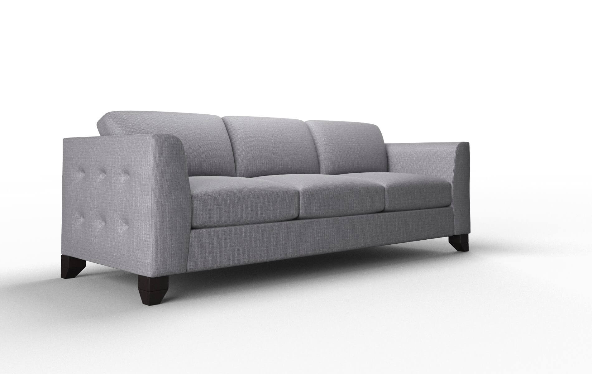 Paris Parker Ash Sofa espresso legs 2