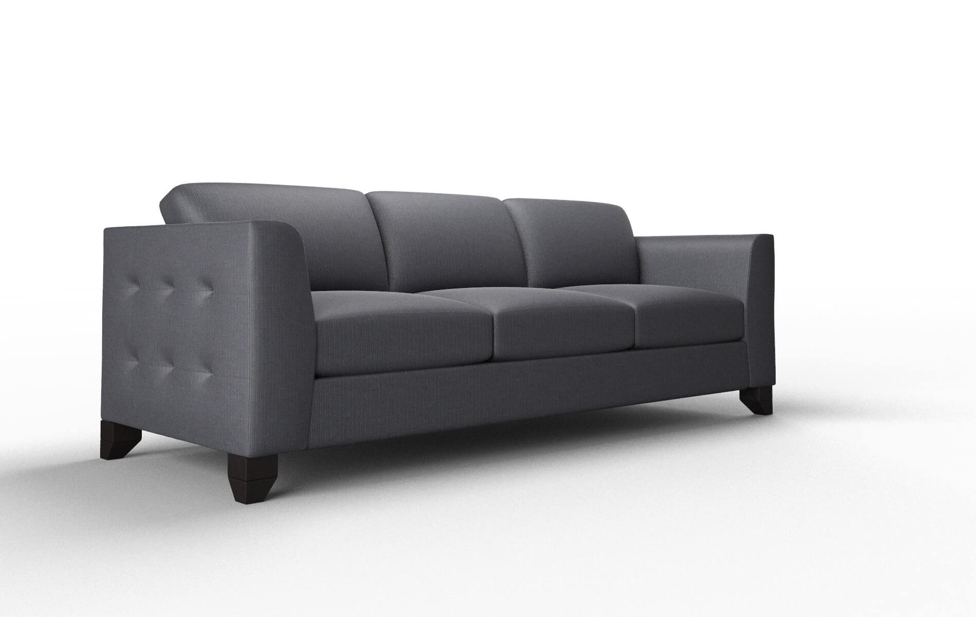 Paris Parker Midnight Sofa espresso legs 2