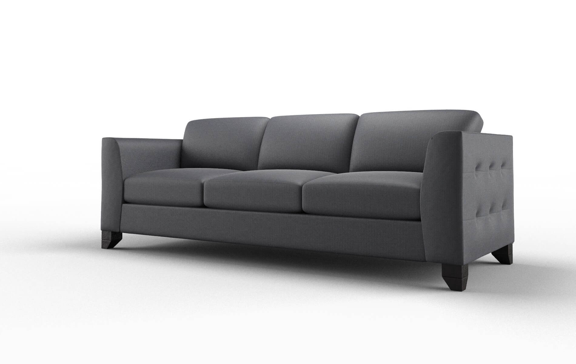 Paris Parker Midnight Sofa espresso legs 4