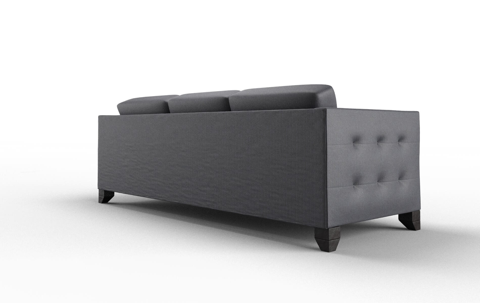 Paris Parker Midnight Sofa espresso legs 5