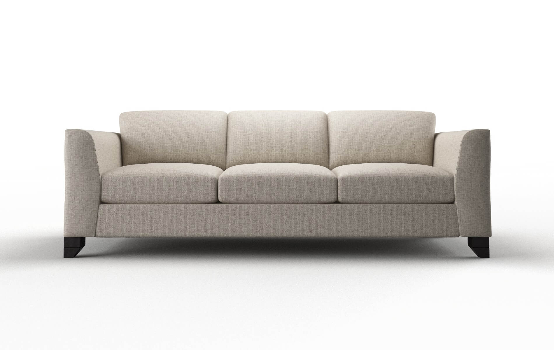 Paris Parker Wheat Sofa espresso legs 1