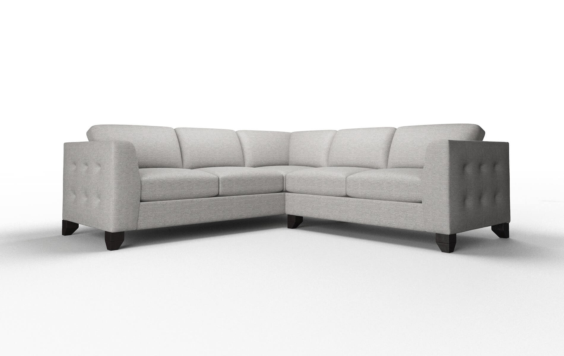 Paris Phoenix Smoke Sectional espresso legs 1