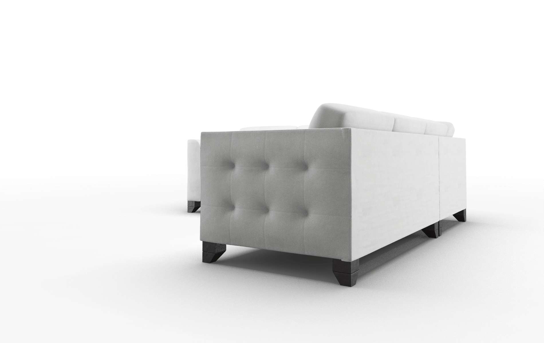 Paris Prisma Steam Sectional espresso legs 4