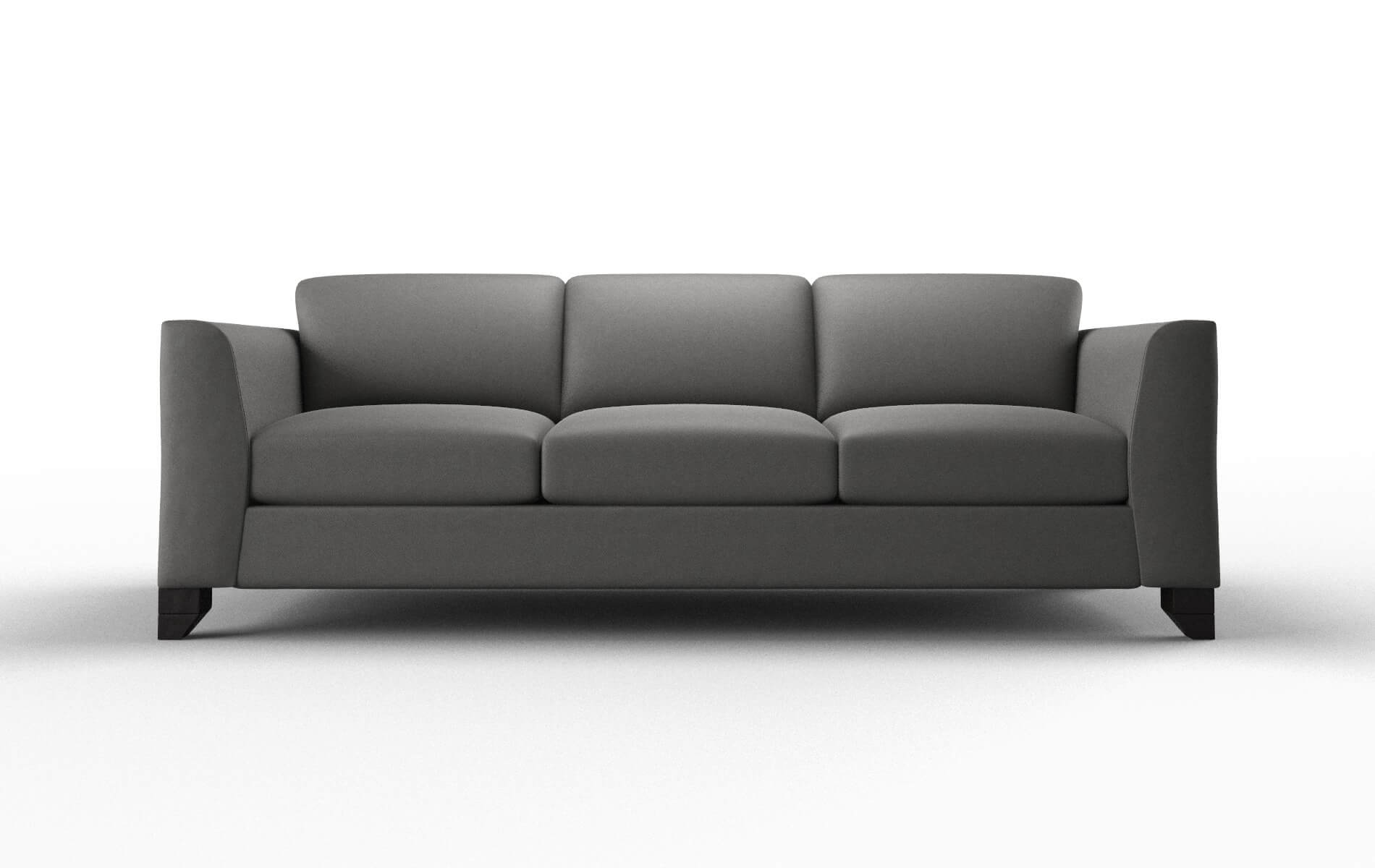 Paris Rocket charcoal Sofa Espresso Legs  1