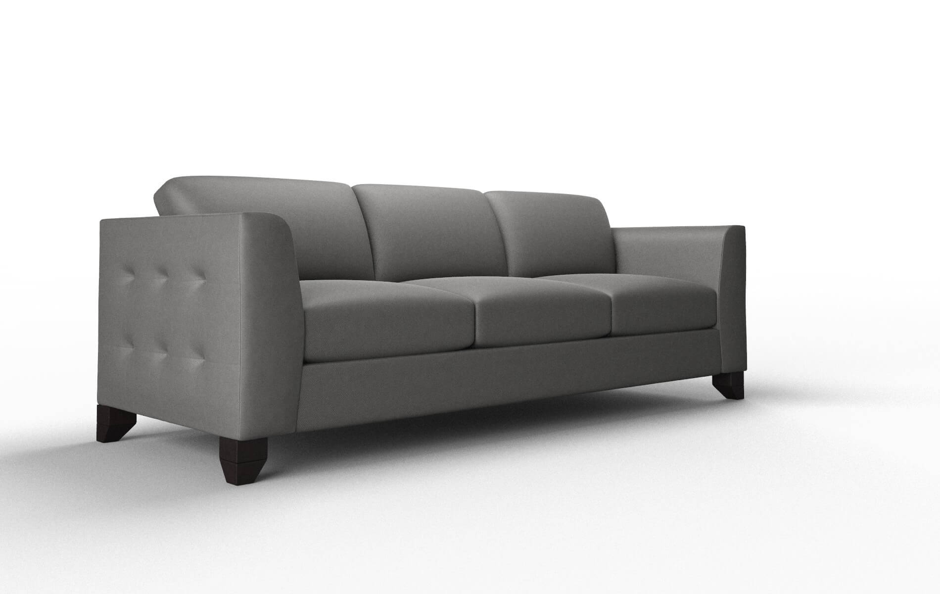 Paris Rocket Charcoal Sofa espresso legs 2