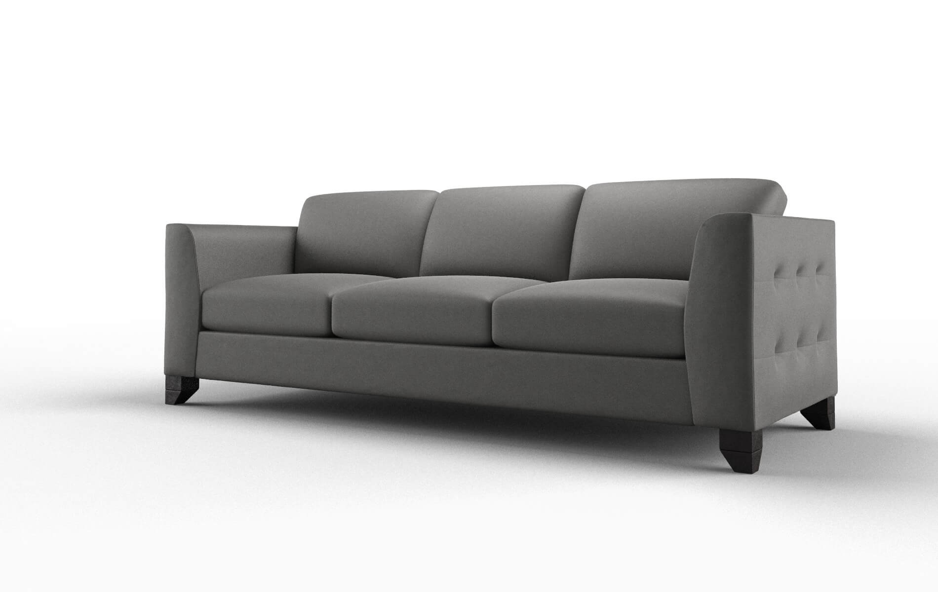 Paris Rocket Charcoal Sofa espresso legs 4
