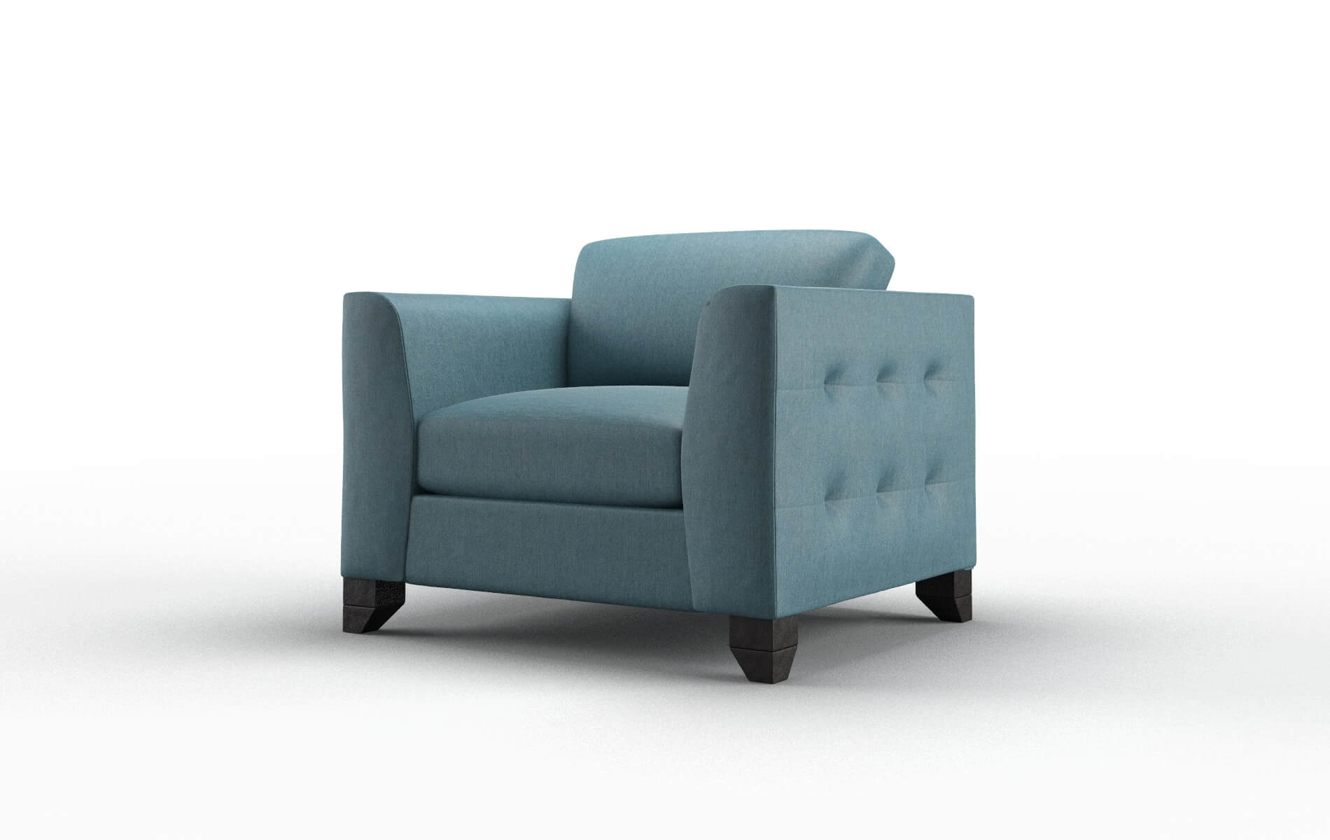 Paris Royale Electric_blue Chair espresso legs 4