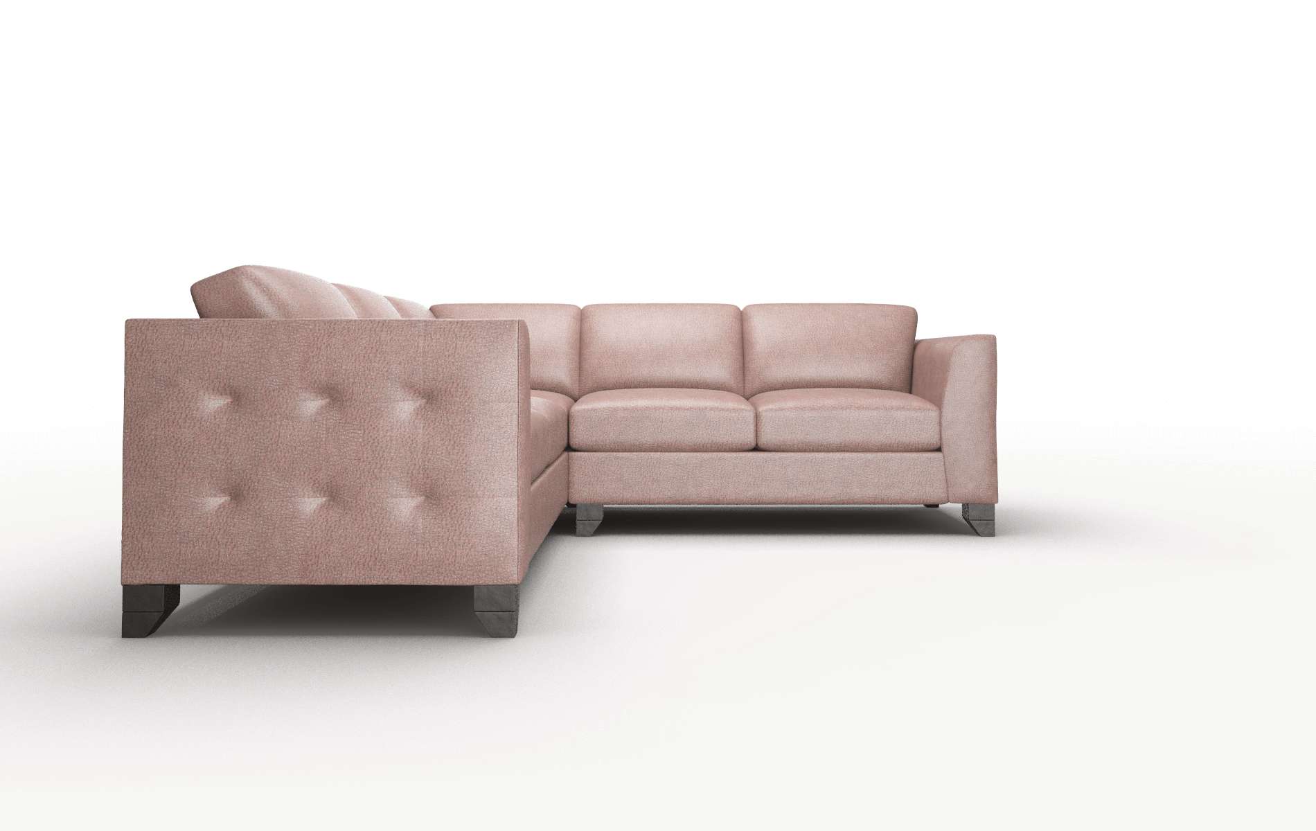 Paris Royale Mocha Sectional espresso legs 2