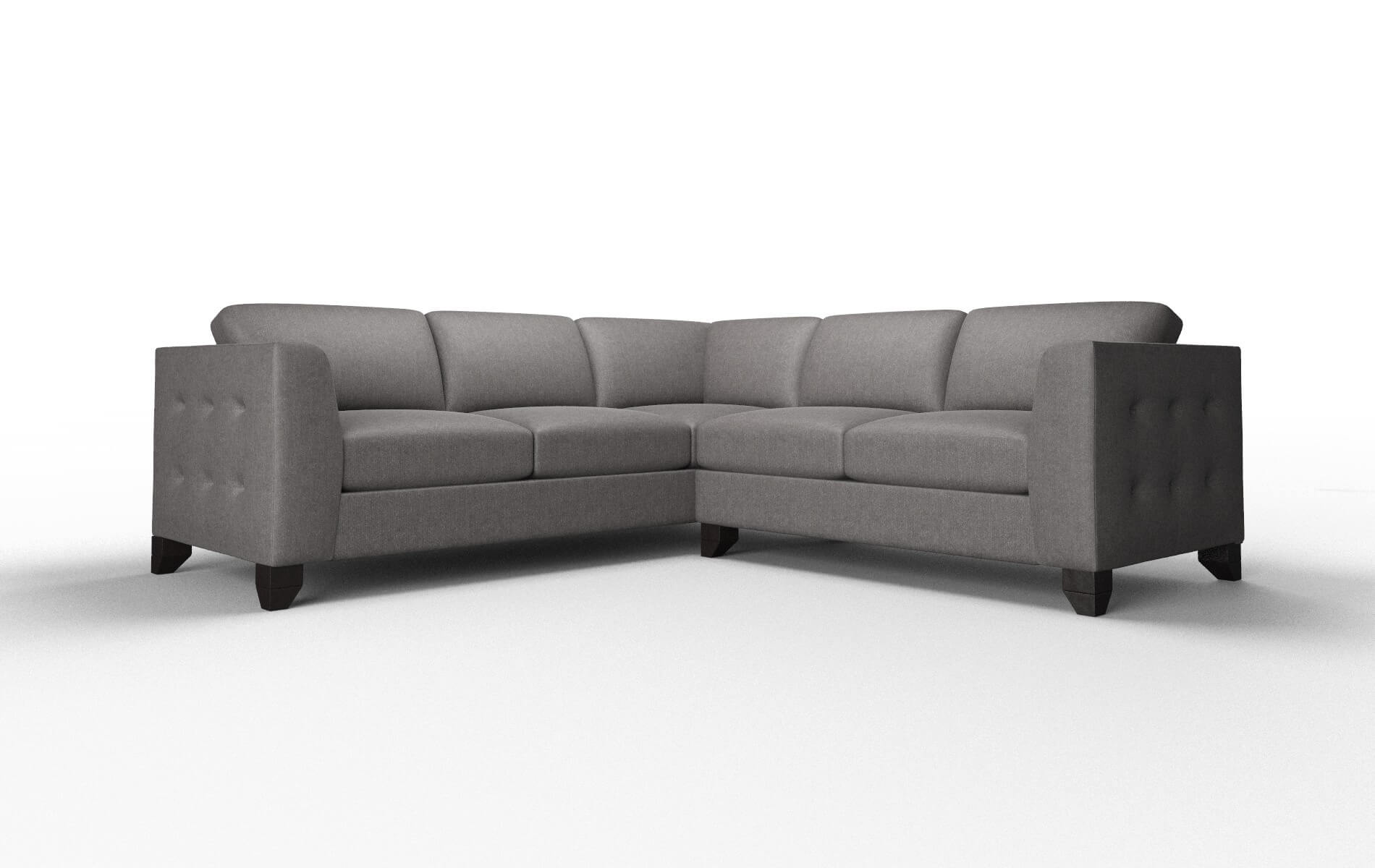 Paris Sasha Grey Sectional espresso legs 1