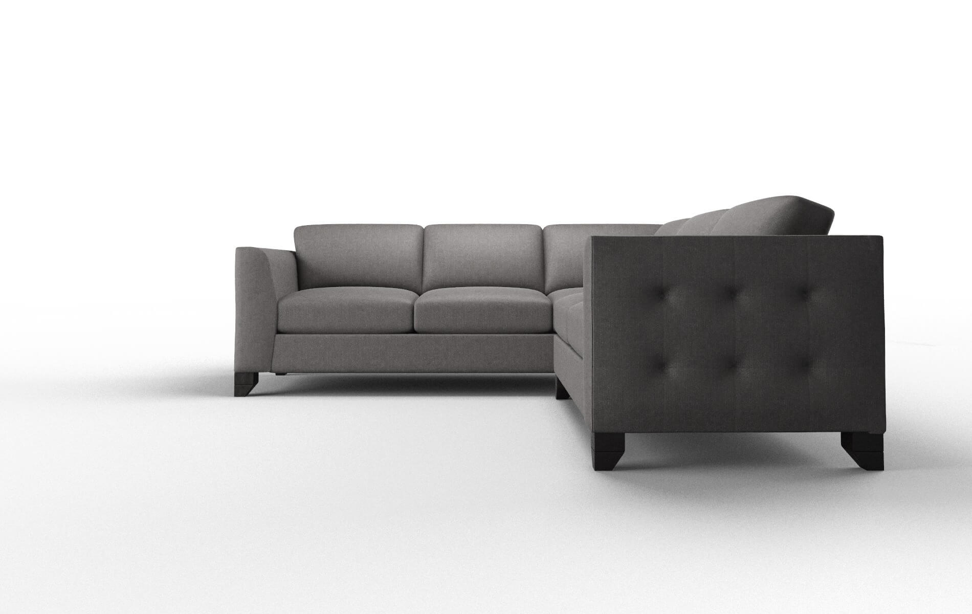 Paris Sasha Grey Sectional espresso legs 5