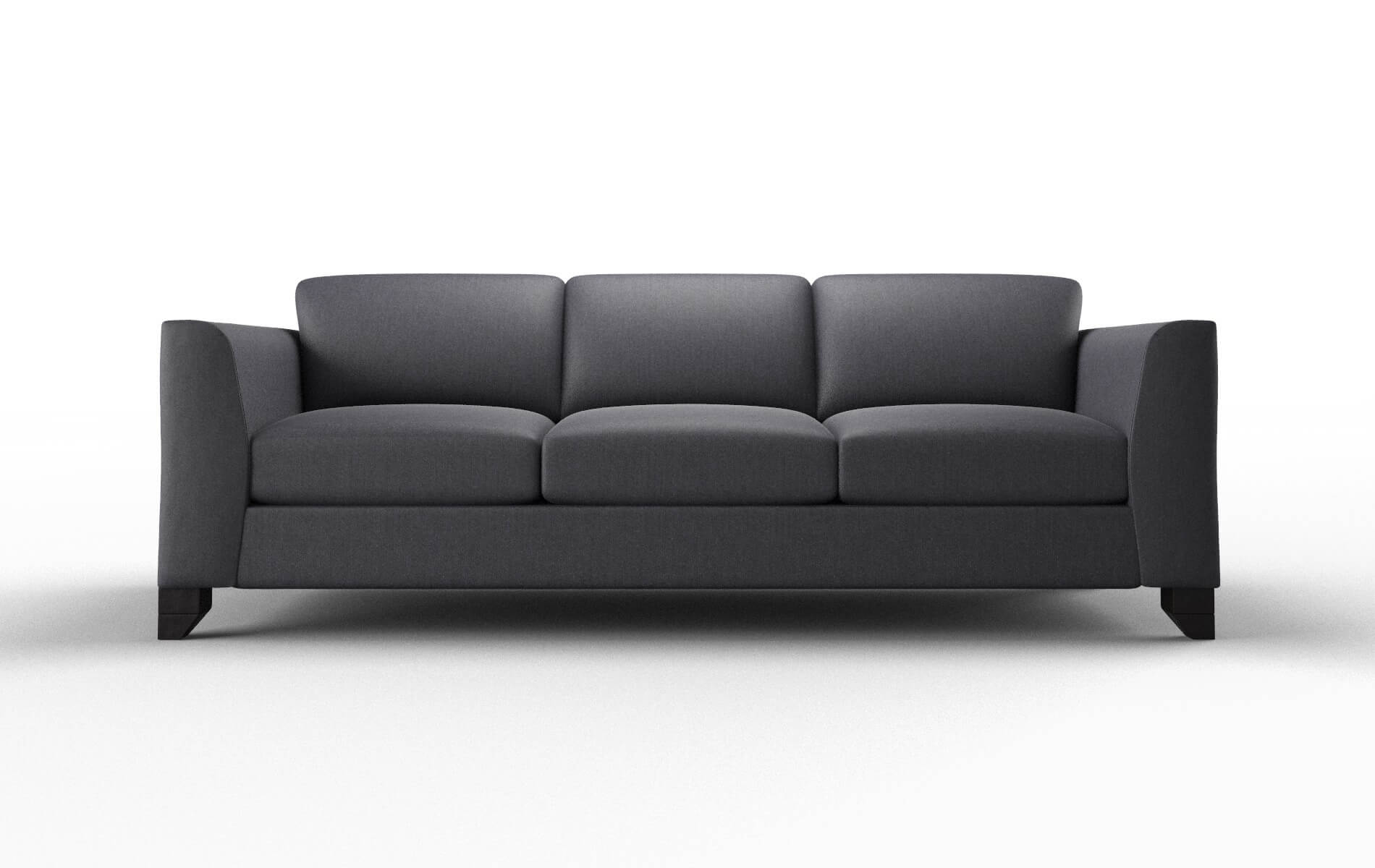 Paris Sasha Navy Sofa espresso legs 1