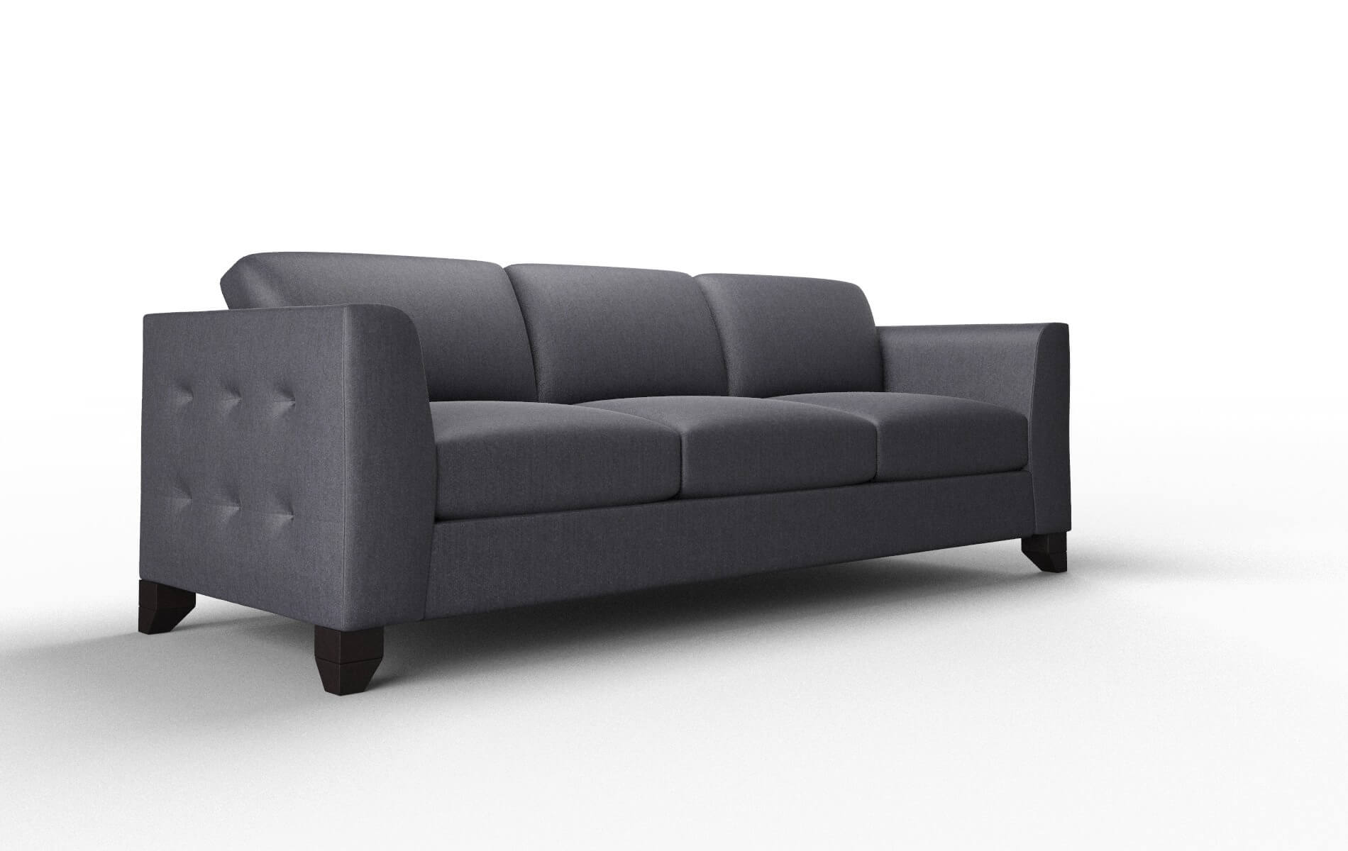 Paris Sasha Navy Sofa espresso legs 2