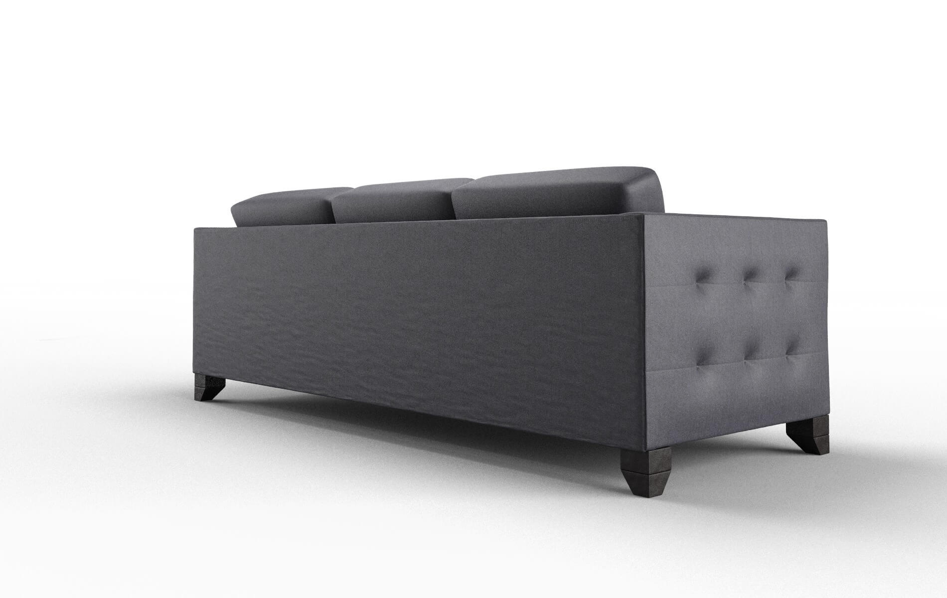 Paris Sasha Navy Sofa espresso legs 5