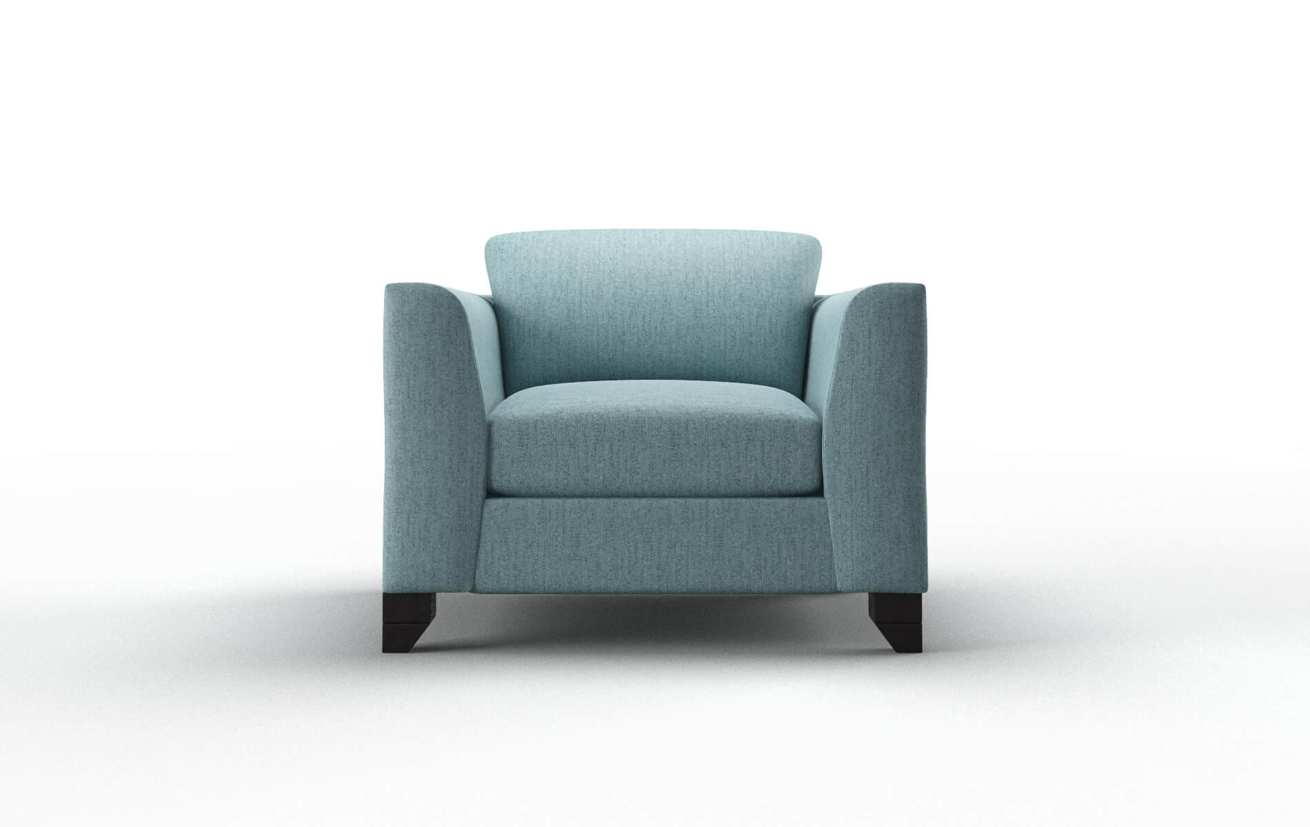 Paris Sasha Teal Chair espresso legs 1