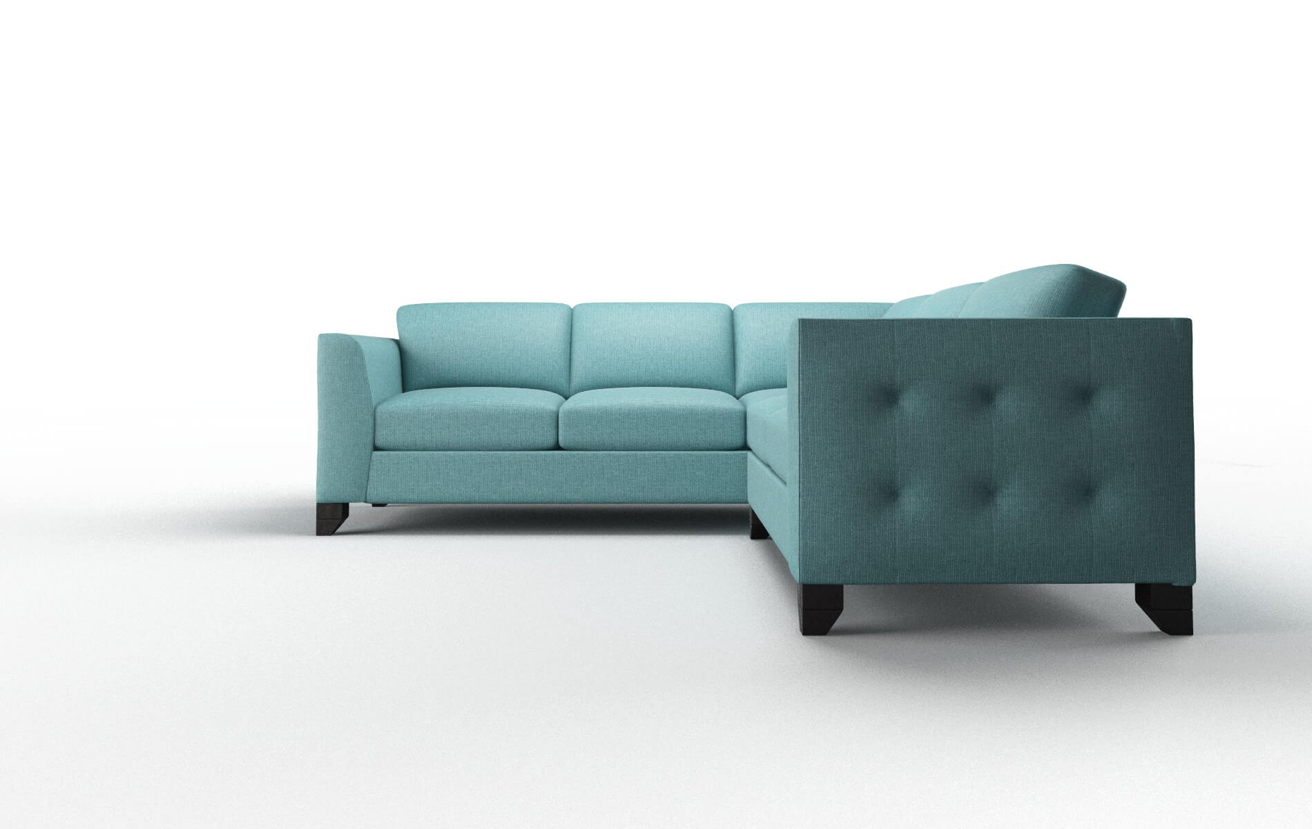 Paris Simplex Aquavita Sectional espresso legs 5
