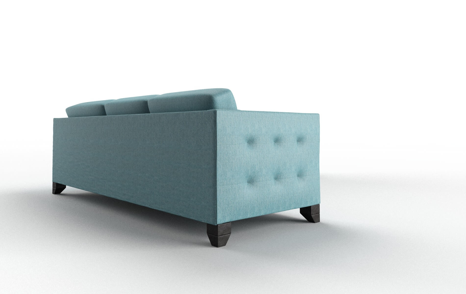 Paris Sorrento Denim Sectional espresso legs 3