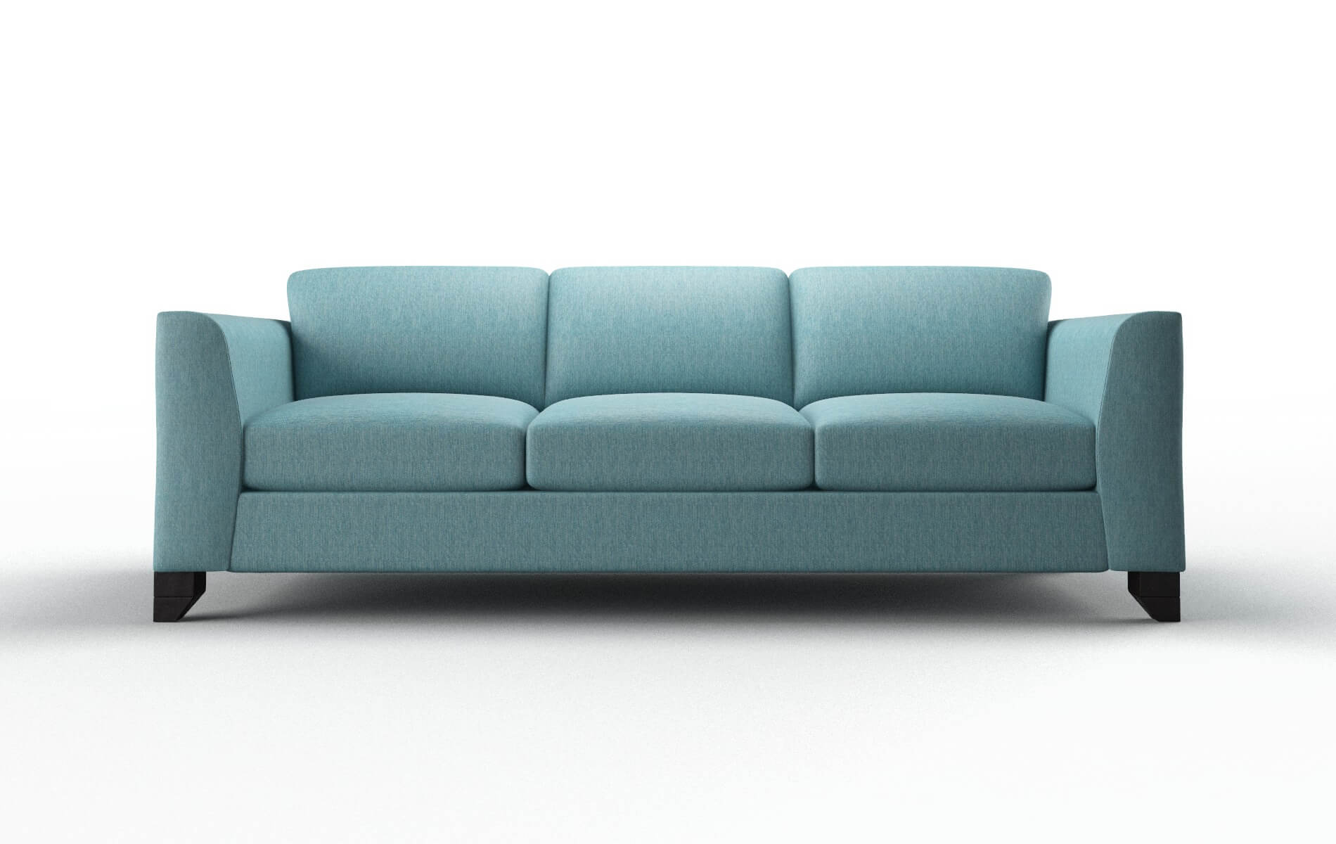 Paris Sorrento denim Sofa Espresso Legs  1