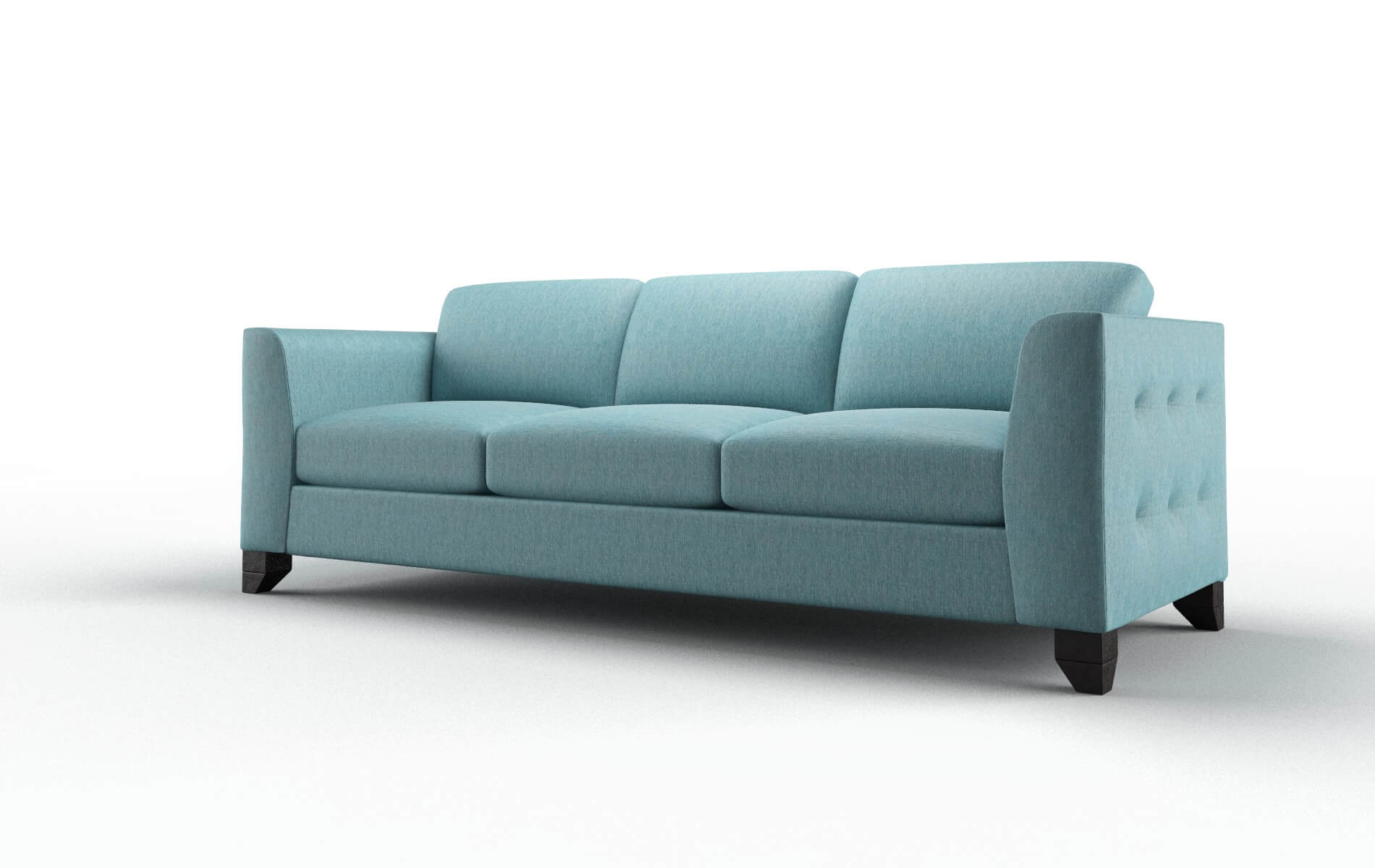 Paris Sorrento Denim Sofa espresso legs 4