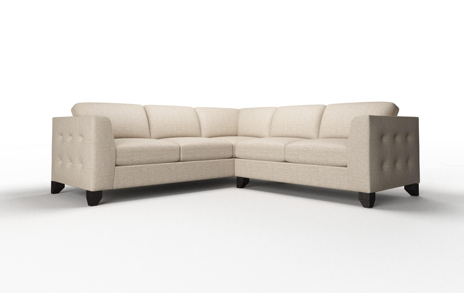 Paris Sosoftness 74 Sectional espresso legs 1