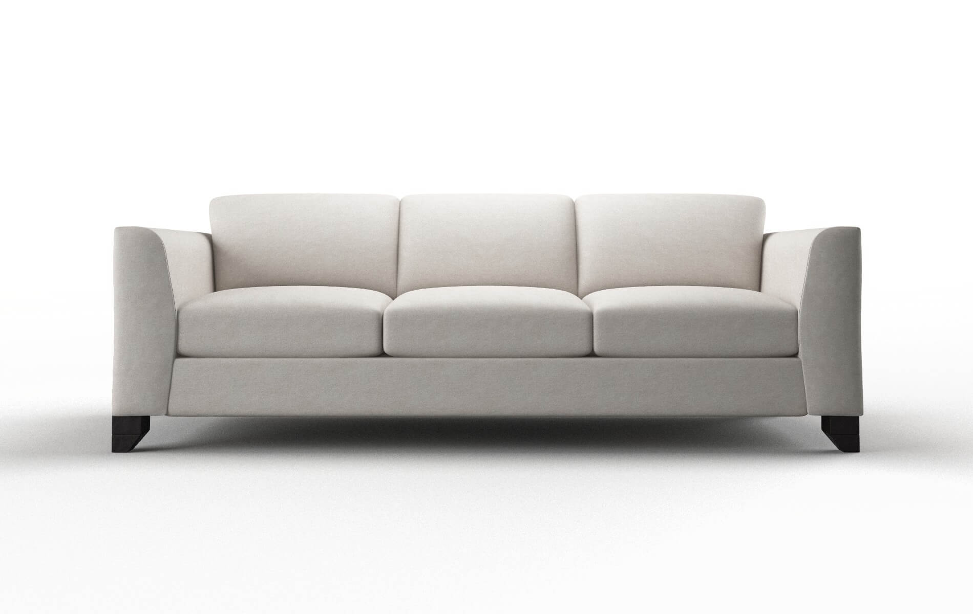 Paris Suave Dove Sofa espresso legs 1