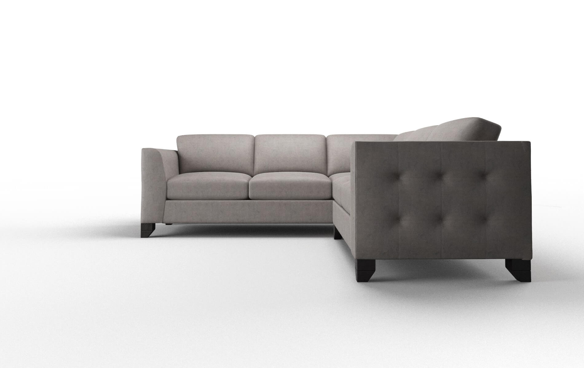 Paris Suave Slate Sectional espresso legs 5