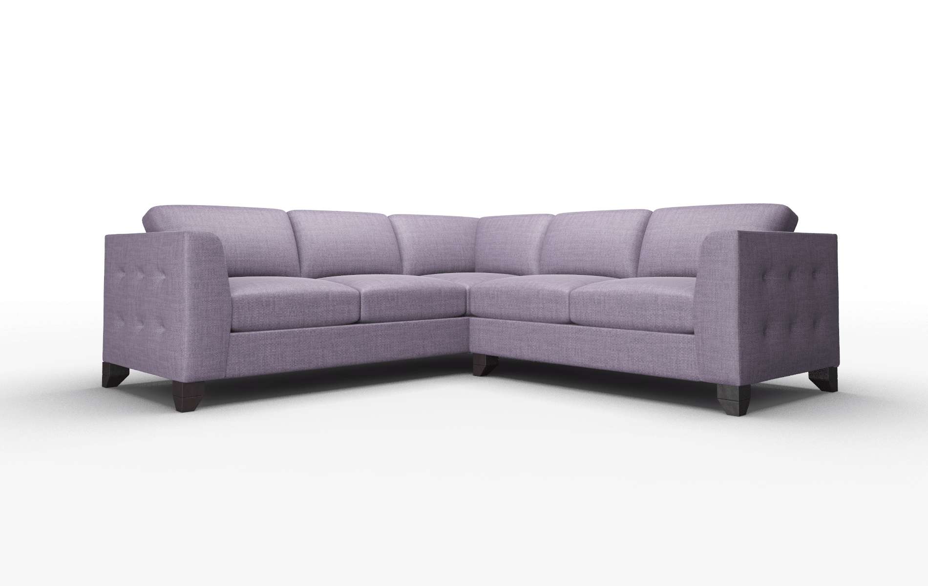 Paris Tess blackberry Sectional Espresso Legs  1