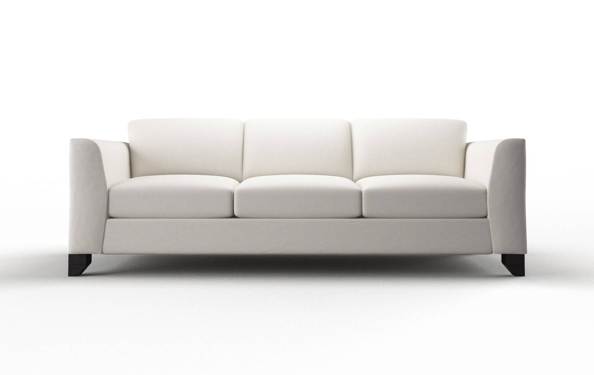 Paris Venice Eggshell Sofa espresso legs 1
