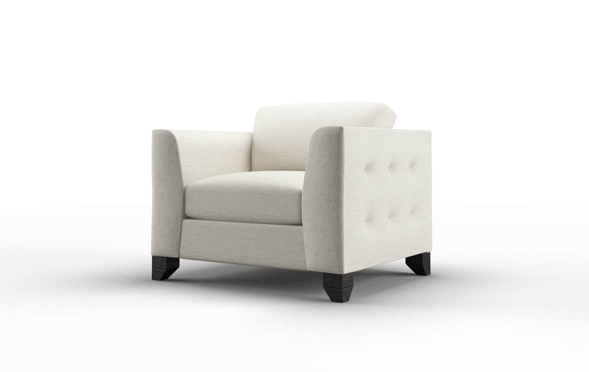 Paris Venus Cream Chair espresso legs 4