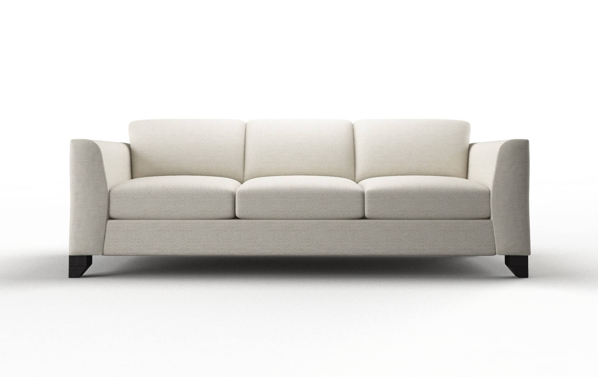 Paris Venus Cream Sofa espresso legs 1