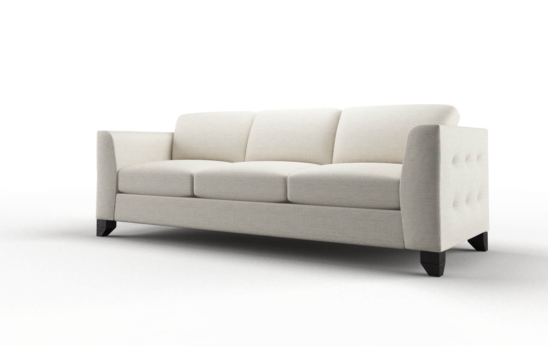 Paris Venus Cream Sofa espresso legs 4