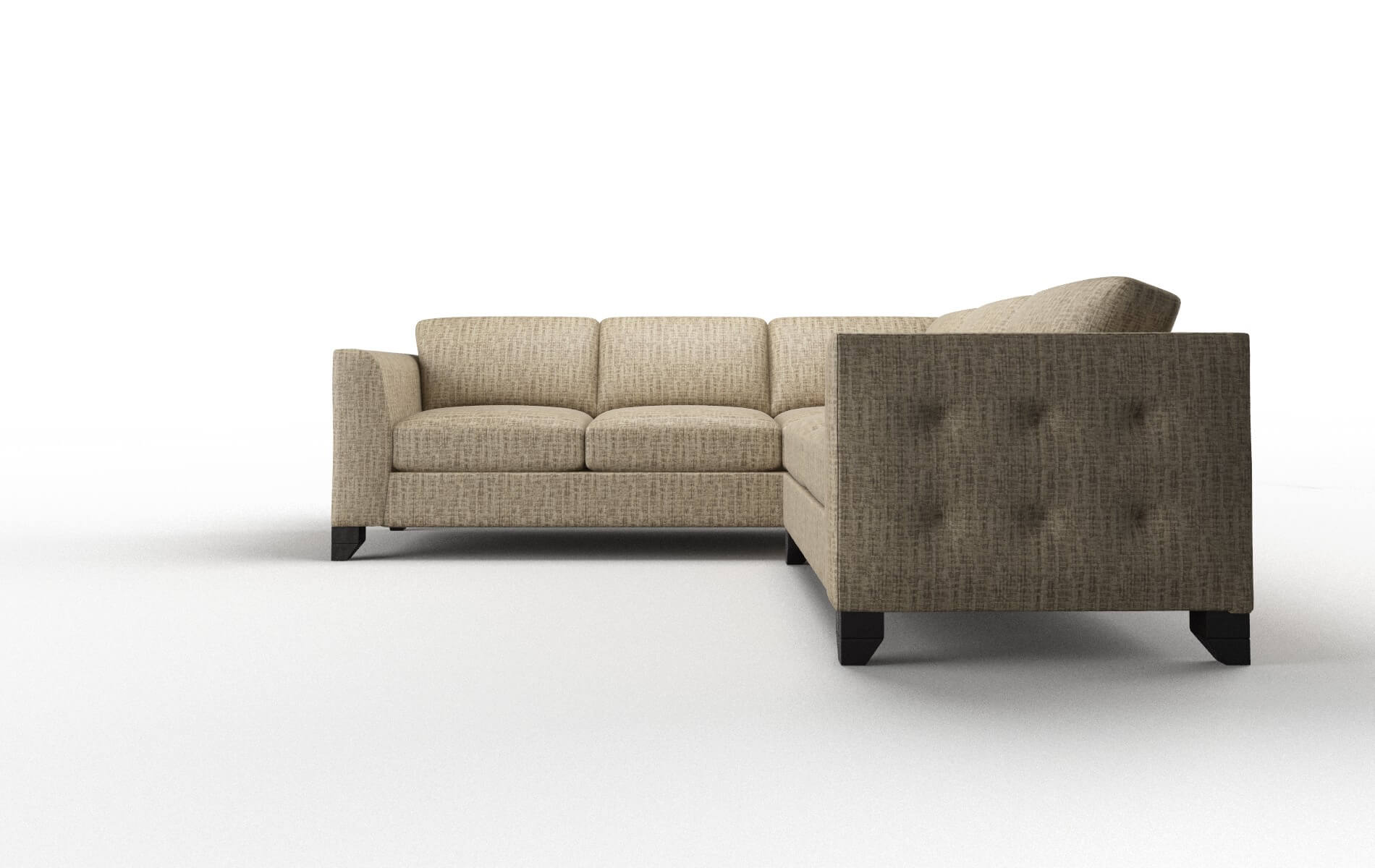 Paris Venus Mocha Sectional espresso legs 5