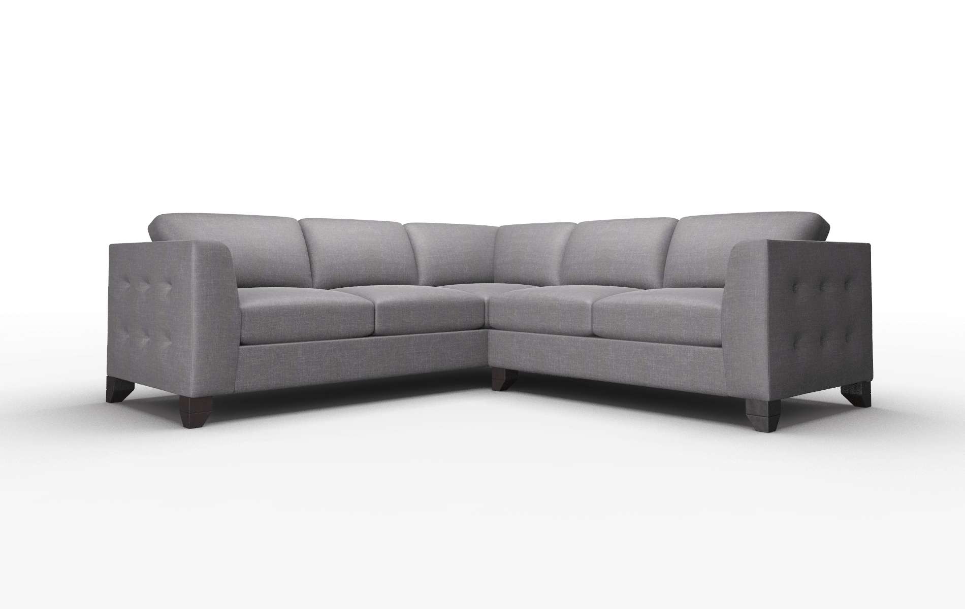 Paris Venus Onyx Sectional espresso legs 1