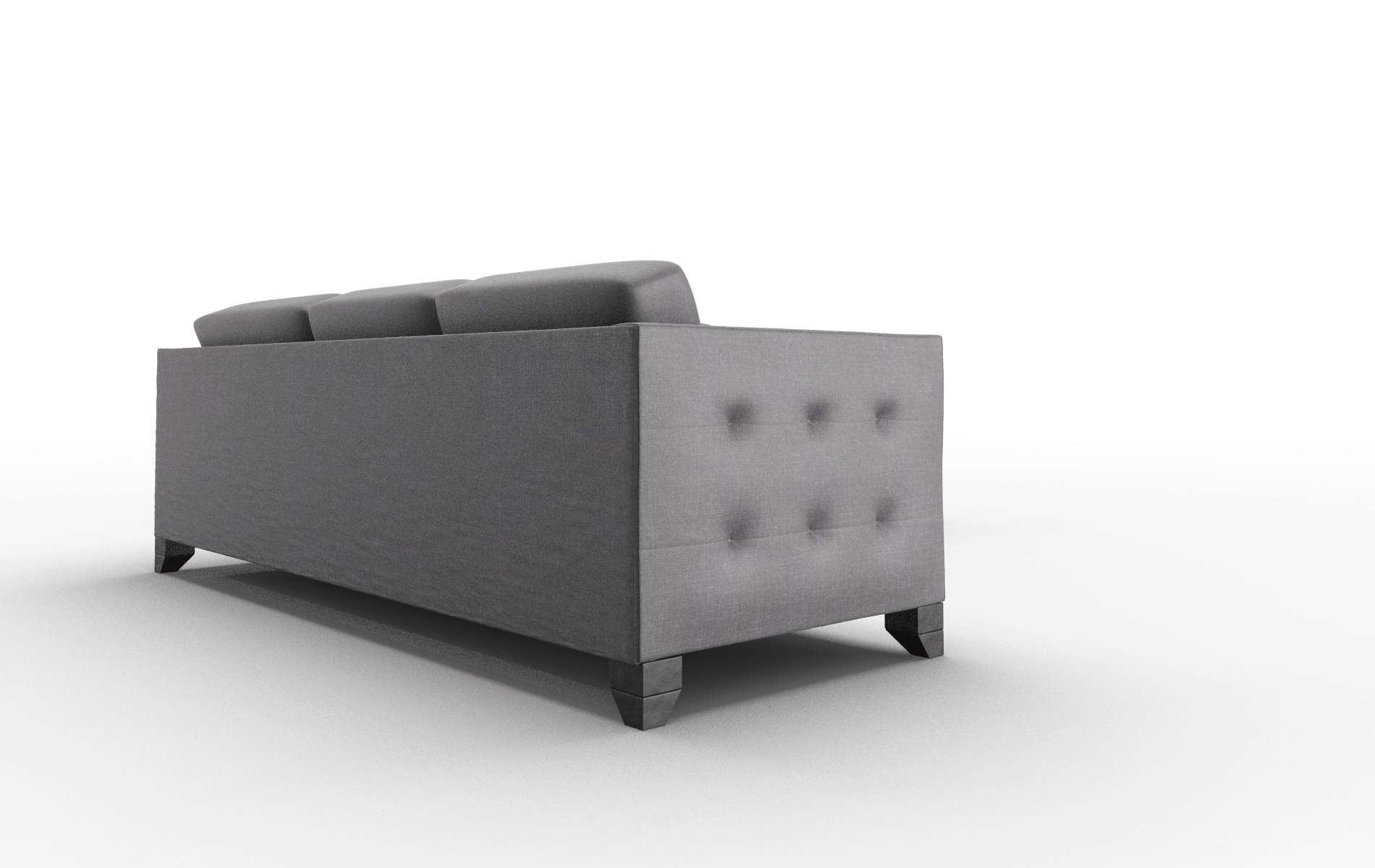 Paris Venus Onyx Sectional espresso legs 3