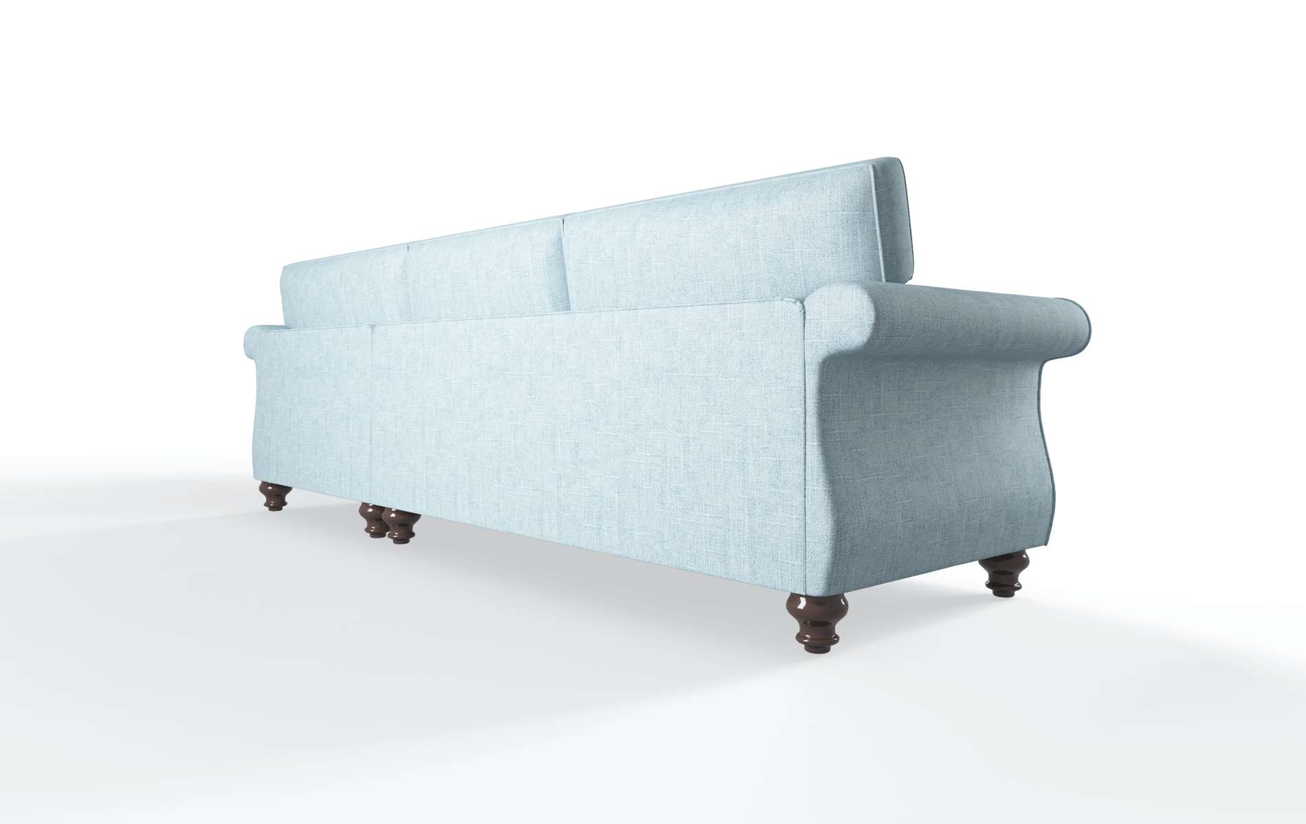 Pisa Atlas Turquoise Panel espresso legs 5