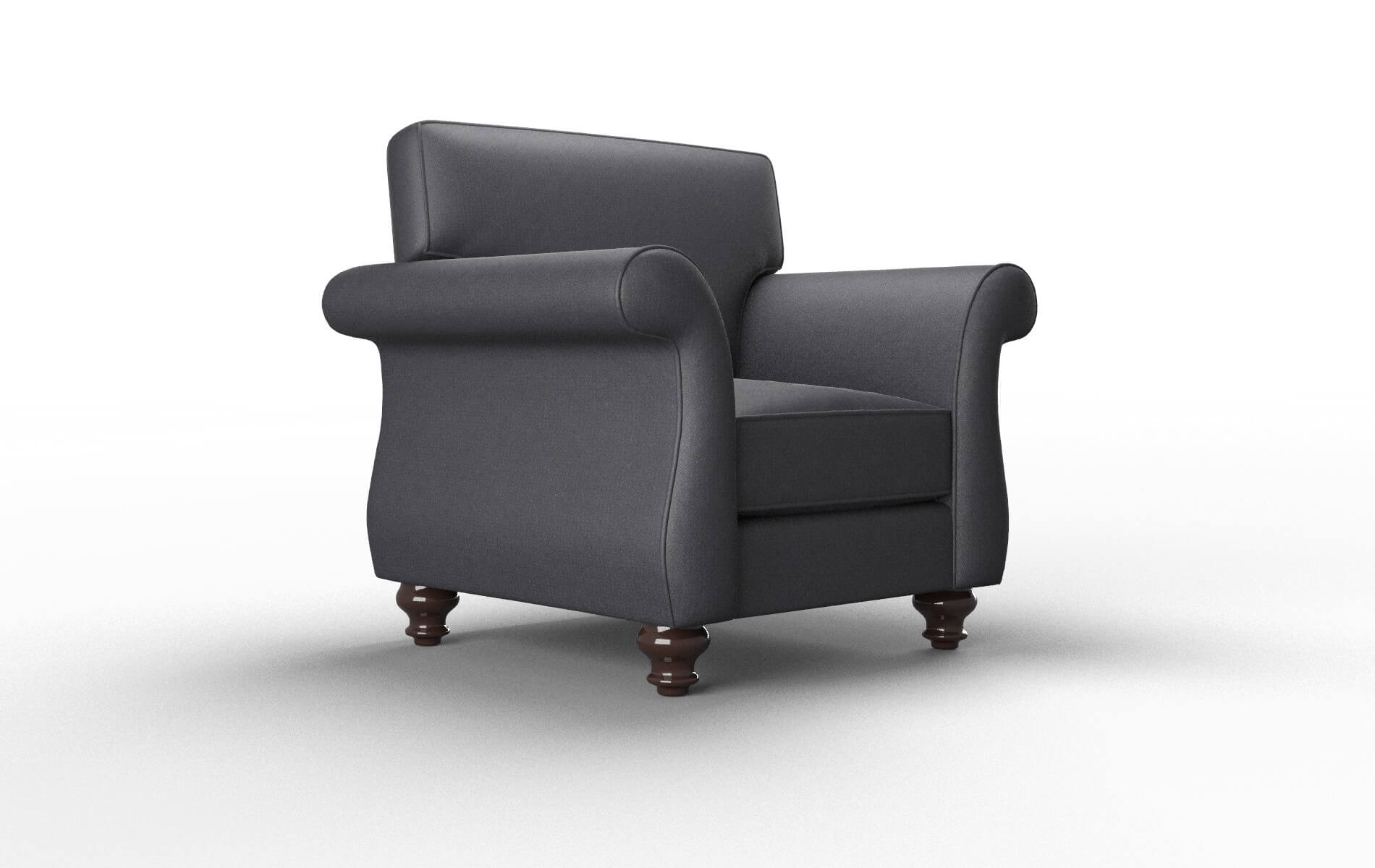 Pisa Atlas_plz Navy Chair espresso legs 2