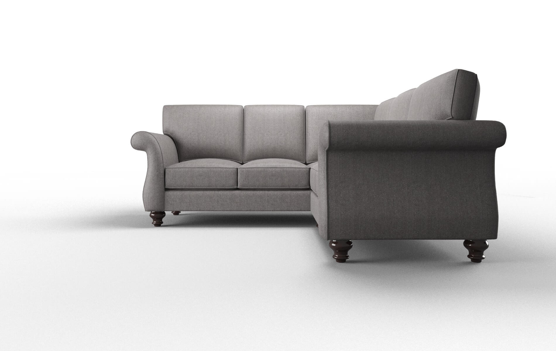 Pisa Atlas_plz Silver Sectional espresso legs 5