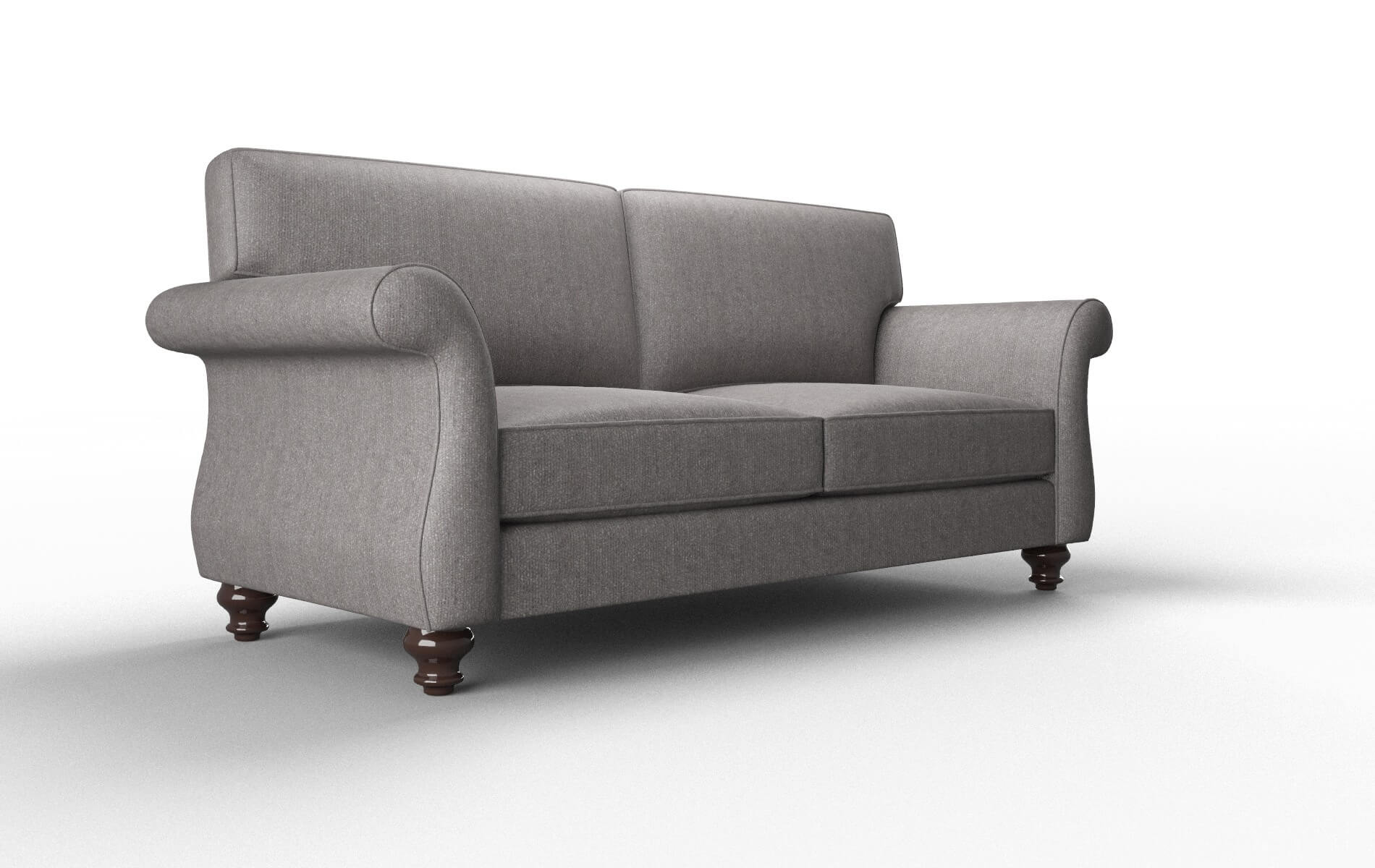 Pisa Atlas_plz Silver Sofa espresso legs 2