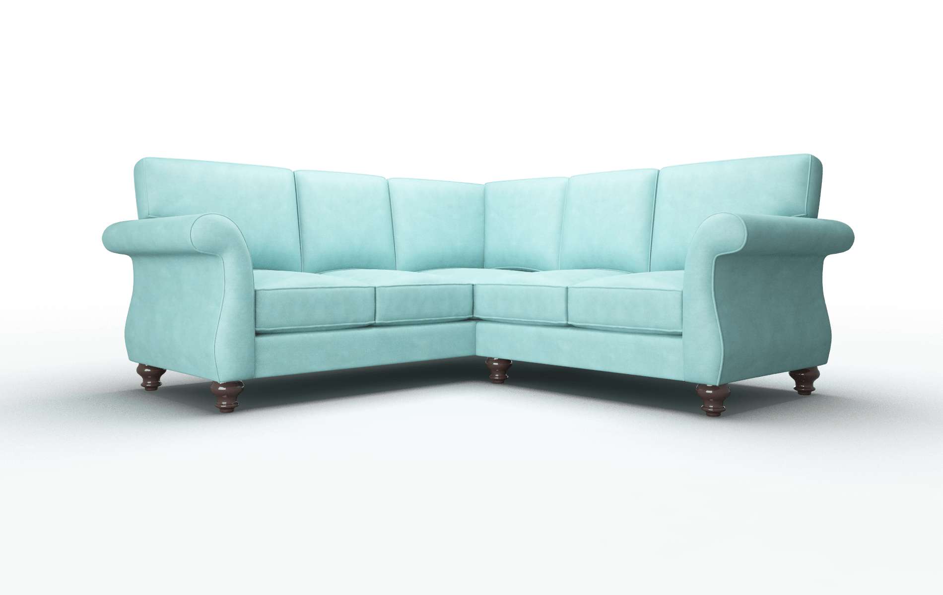 Pisa Avalon_hp Aqua Sectional espresso legs 1